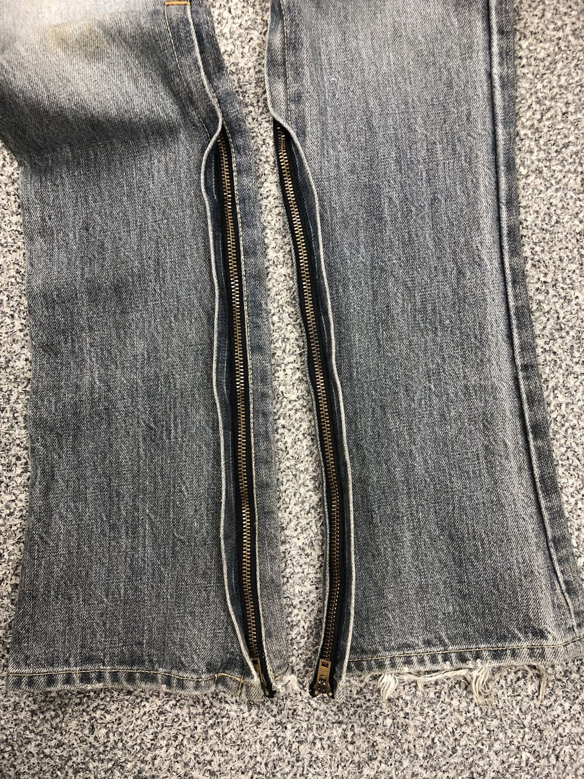 Hysteric Glamour Vintage Le Grande Bleu(L.G.B) Zipper Flare Jeans Size 32" / US 10 / IT 46 - 18 Thumbnail
