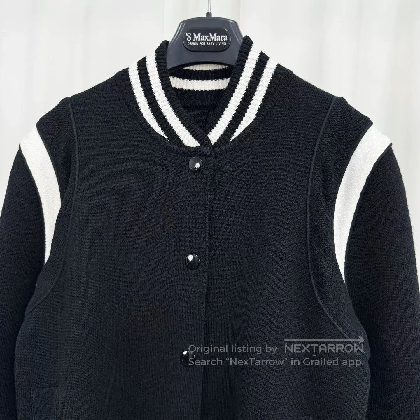 Givenchy givenchy black and white wool baseball jacket. Size US M / EU 48-50 / 2 - 3 Thumbnail