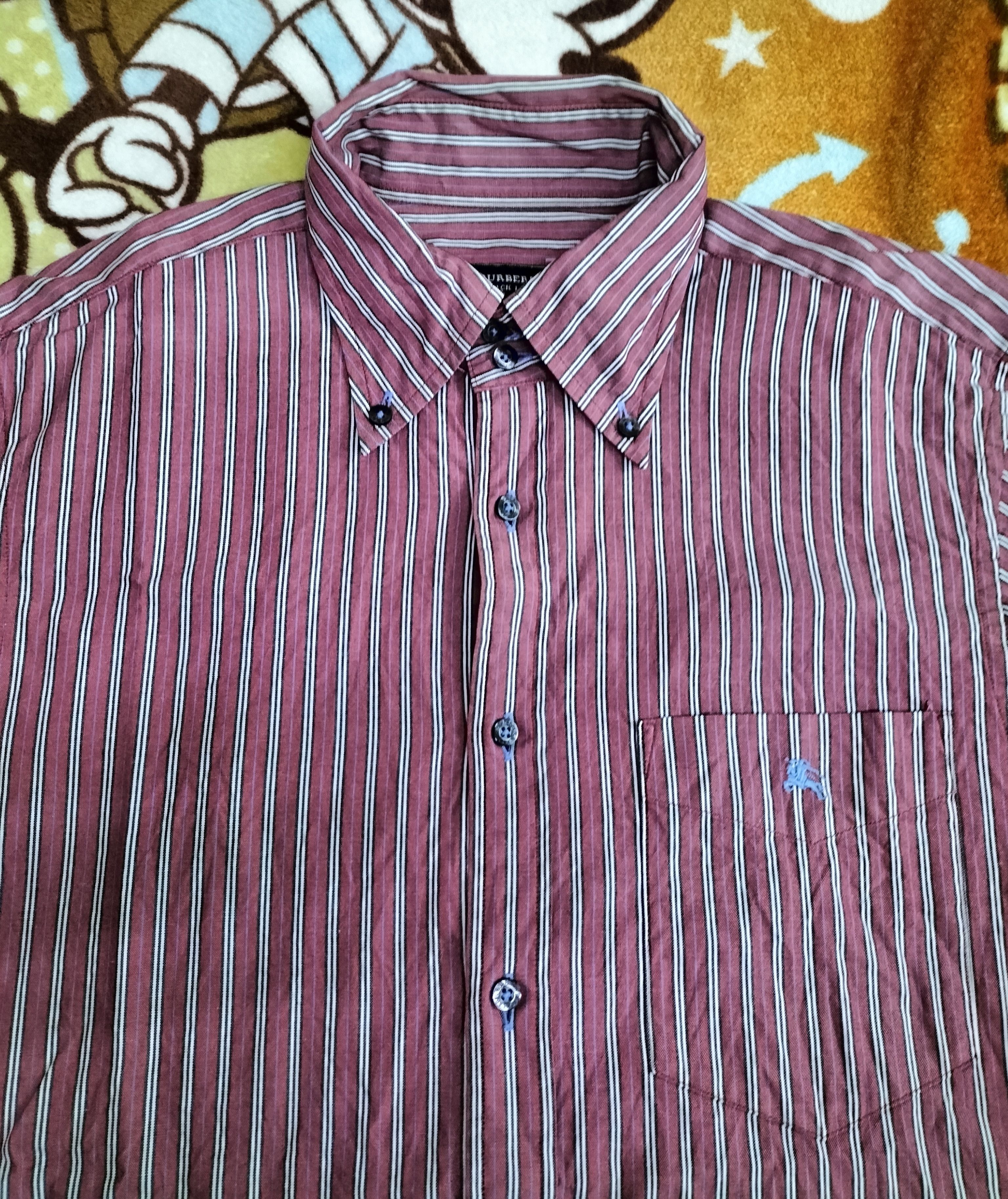 Burberry Burberry black label stripes button down shirt Size US M / EU 48-50 / 2 - 3 Thumbnail