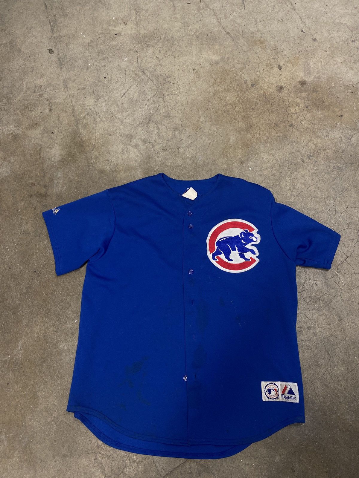 MLB × Vintage Vintage Chicago Cubs Majestic Jersey Size US XL / EU 56 / 4 - 1 Thumbnail