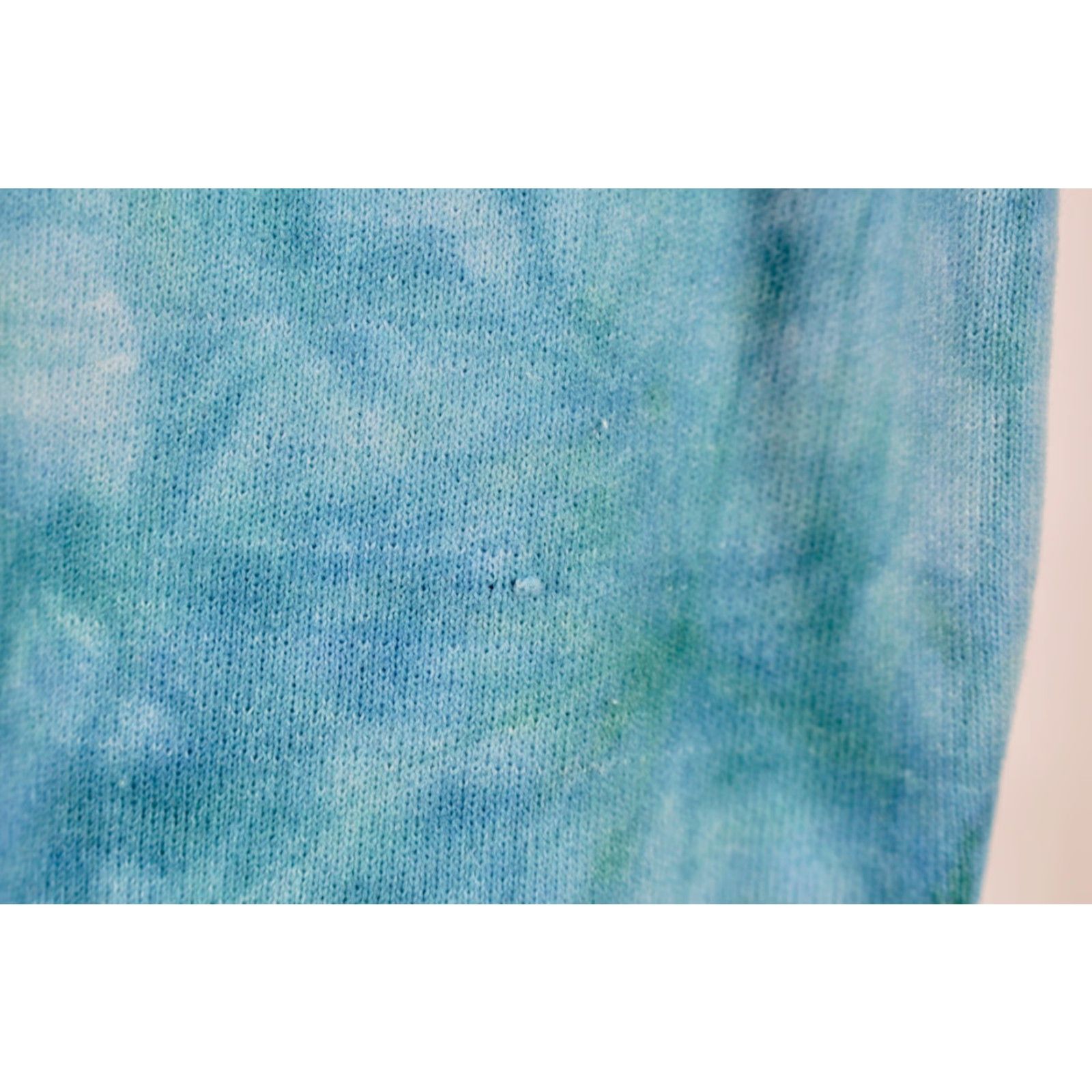 Vintage VINTAGE 60s Nylon Shirt Short Sleeve Hippy Blue Green Tie Dye Sz XS 1960s Men's (Regular) Shirt Size US S / EU 44-46 / 1 - 6 Thumbnail