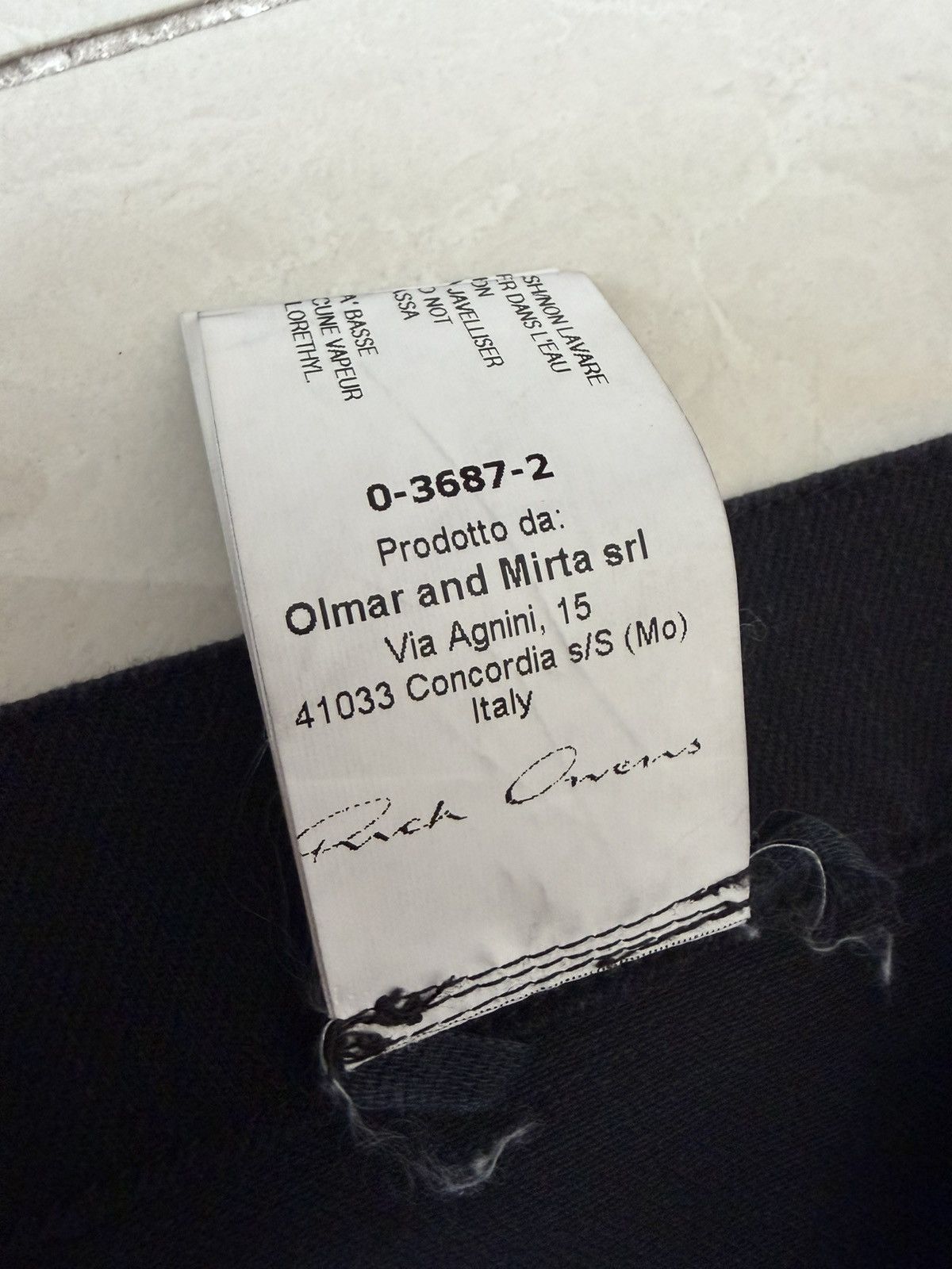 Rick Owens RICK OWENS SKINNY PANTS RU13F03013-SBMU Size US 36 / EU 52 - 7 Thumbnail
