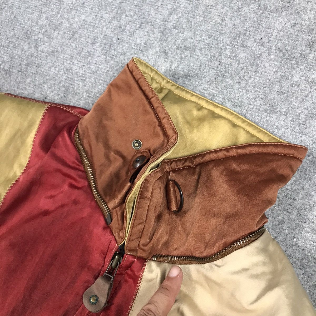 Japanese Brand CRESSON JAPAN PATCHWORK BOMBER JACKET Size US L / EU 52-54 / 3 - 14 Thumbnail