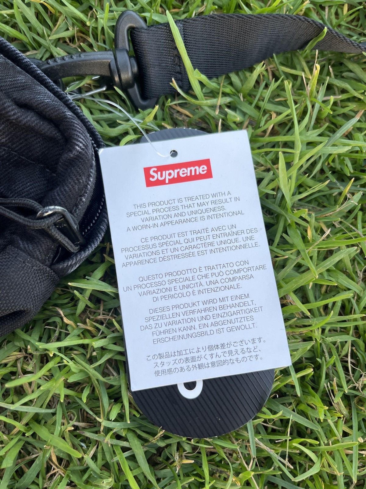 Supreme denim mini shoulder bag