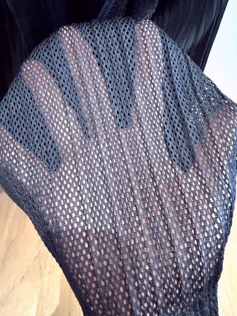 Issey Miyake Issey Miyake Black Straight Wide Leg Pants Size 25" / US 0 / IT 36 - 3 Thumbnail