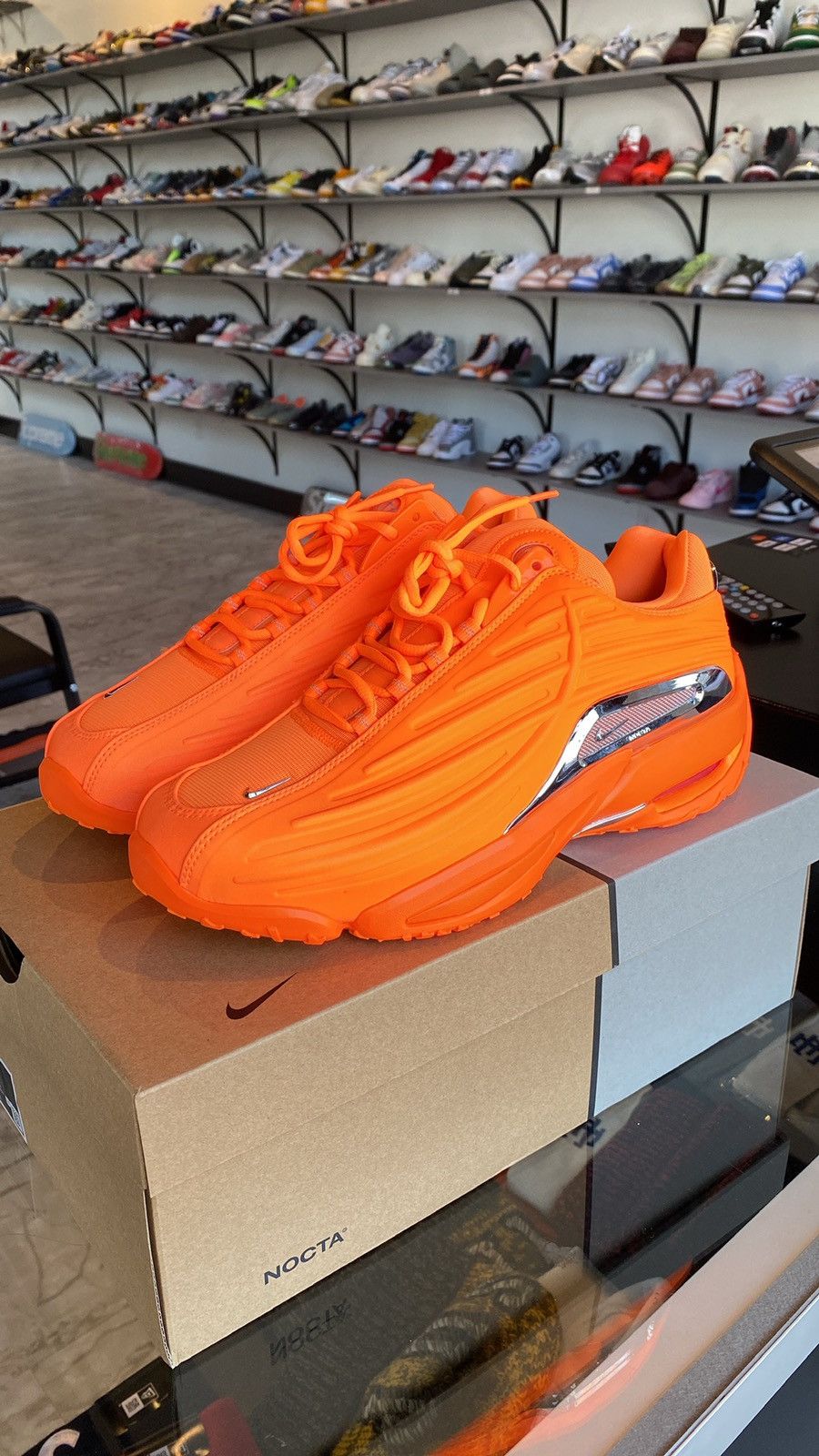 image of Nike X Drake Nocta Hot Step 2 Total Orange Shoes, Men's (Size 11.5)