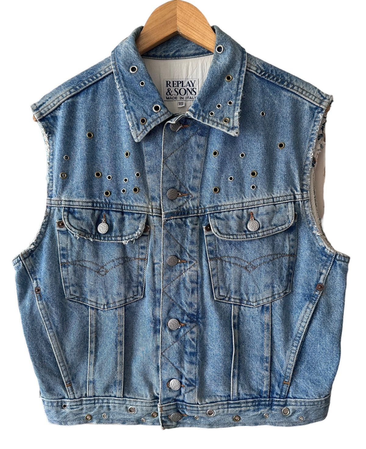 Replay RARE ‼️ REPLAY & SONS Denim Trucker Jacket Size US M / EU 48-50 / 2 - 2 Thumbnail