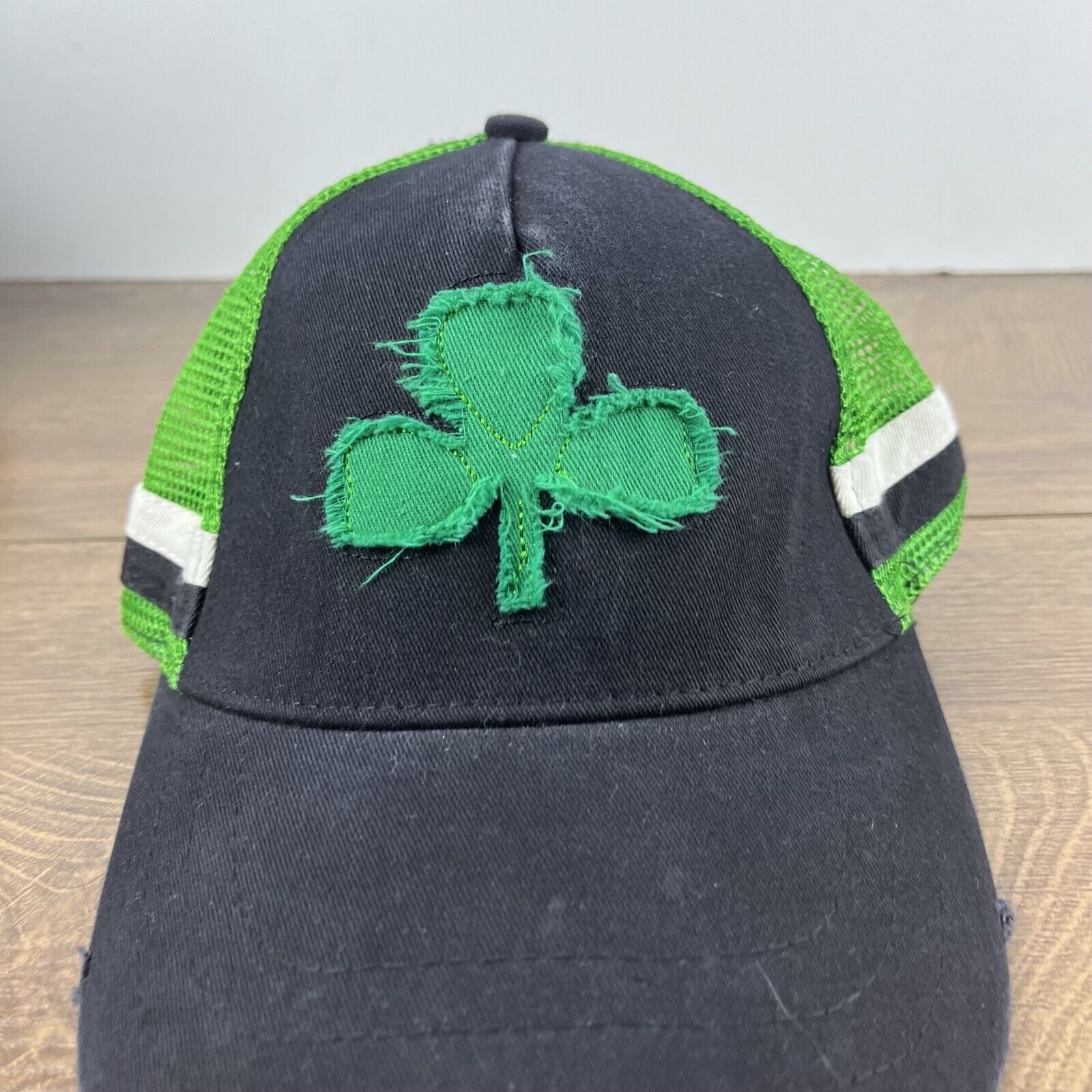 Other Clover Hat Lucky Clover Irish Hat Black Cap Adjustable Hat B Size ONE SIZE - 6 Thumbnail