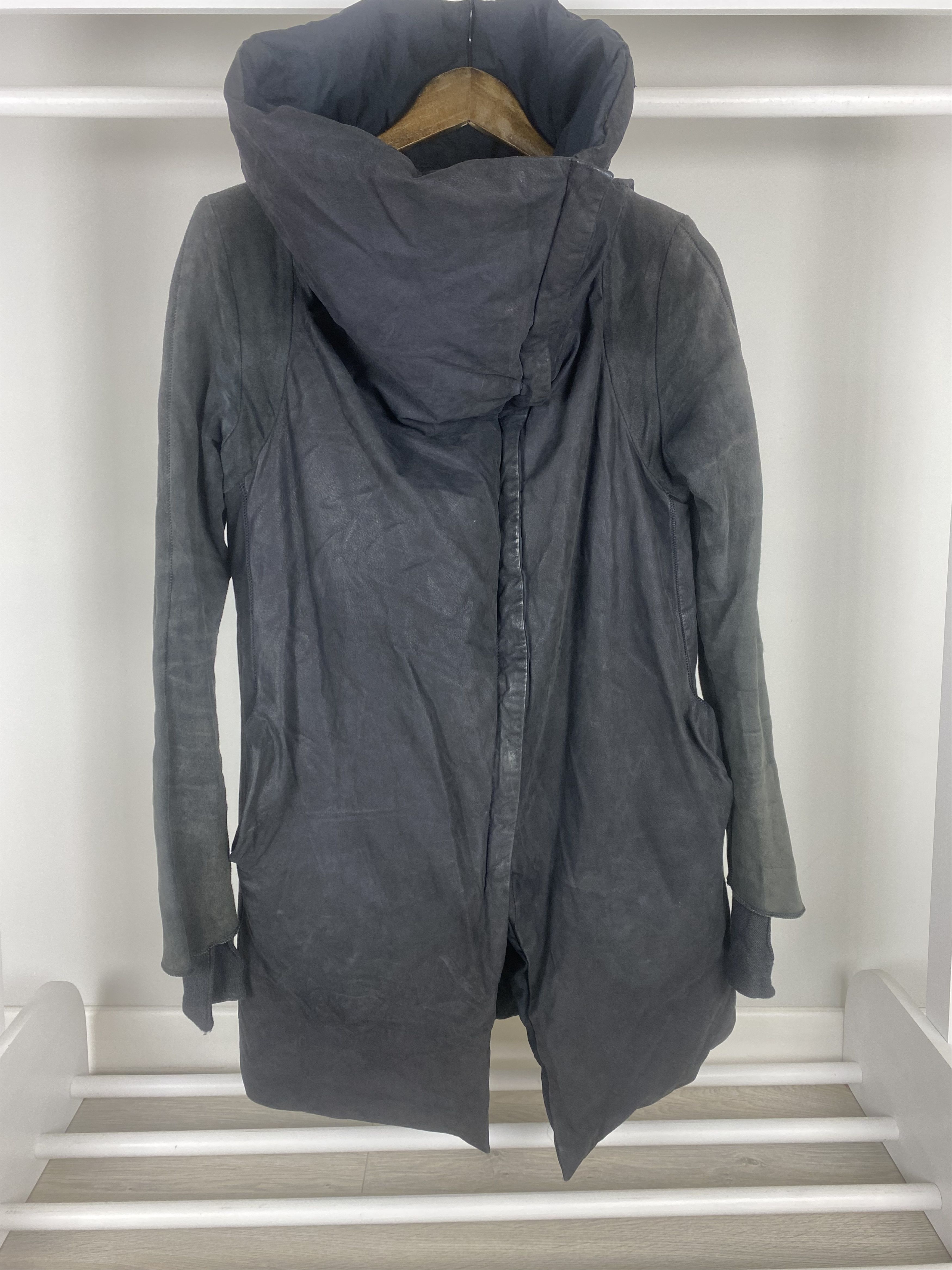 Isaac Sellam Experience Isaac Sellam Experience Assymetrical Leather Down Jacket Size S / US 4 / IT 40 - 1 Thumbnail