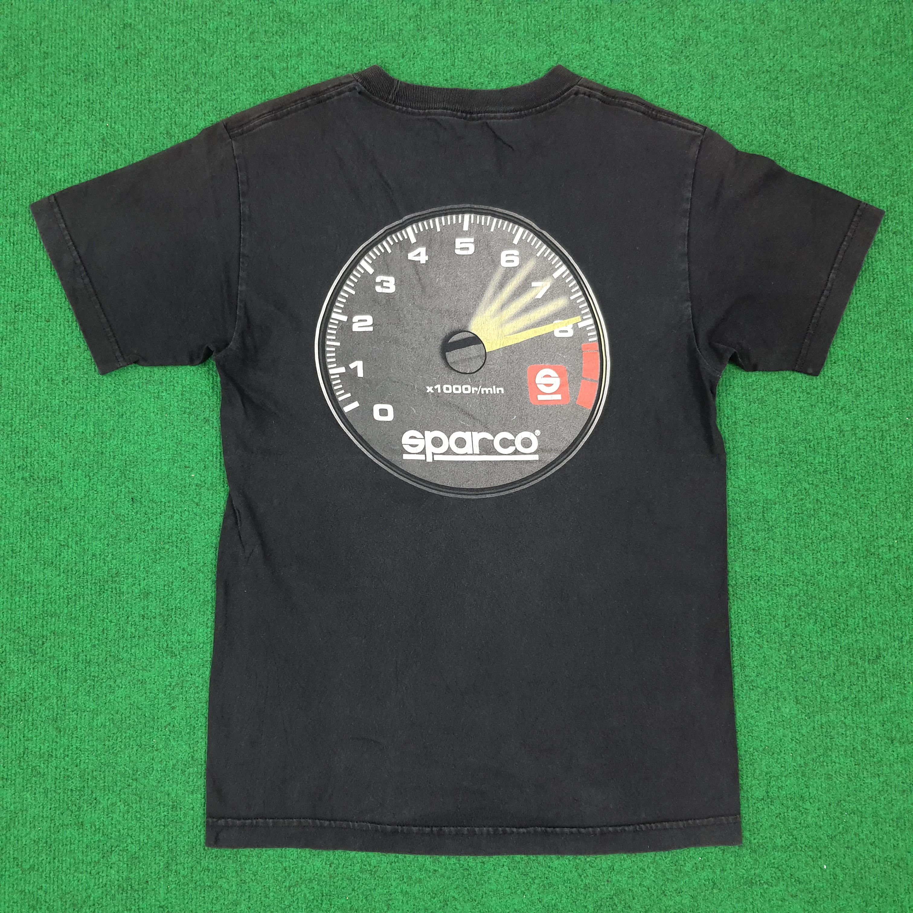 Vintage Vintage SPARCO Italian Racing Part Motorsports Brand Tshirt Size US S / EU 44-46 / 1 - 1 Thumbnail