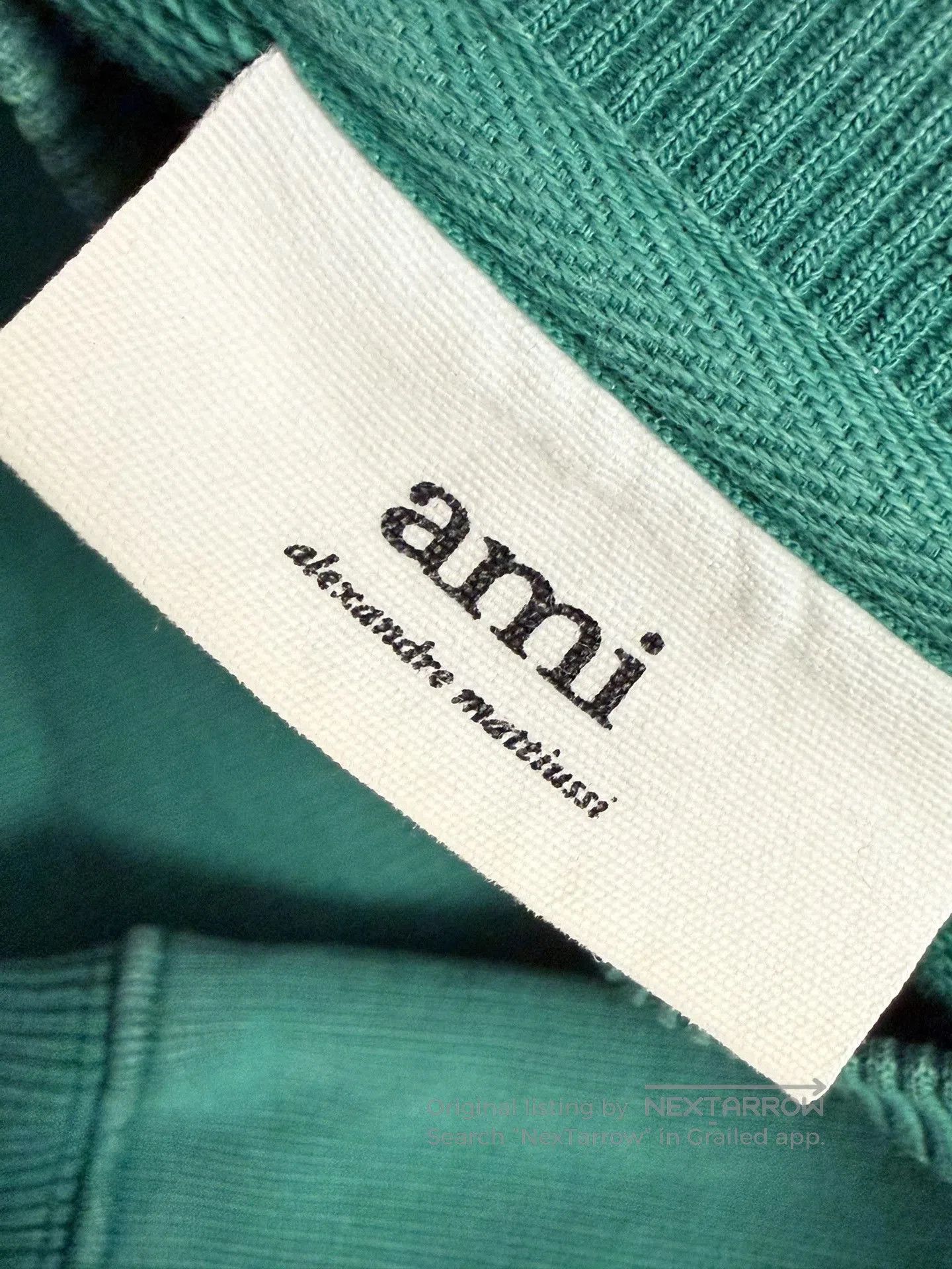 AMI Ami Mint Green Oversized Sweatshirt. Size M / US 6-8 / IT 42-44 - 4 Thumbnail