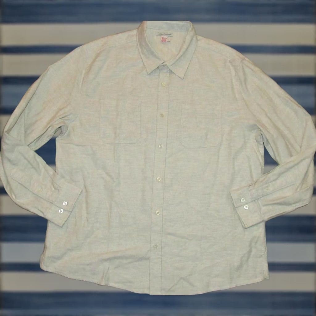 Carbon2Cobalt VINTAGE CARBON2COBALT Oatmeal Long Sleeve Button Down Shirt Large L Size US L / EU 52-54 / 3 - 1 Thumbnail