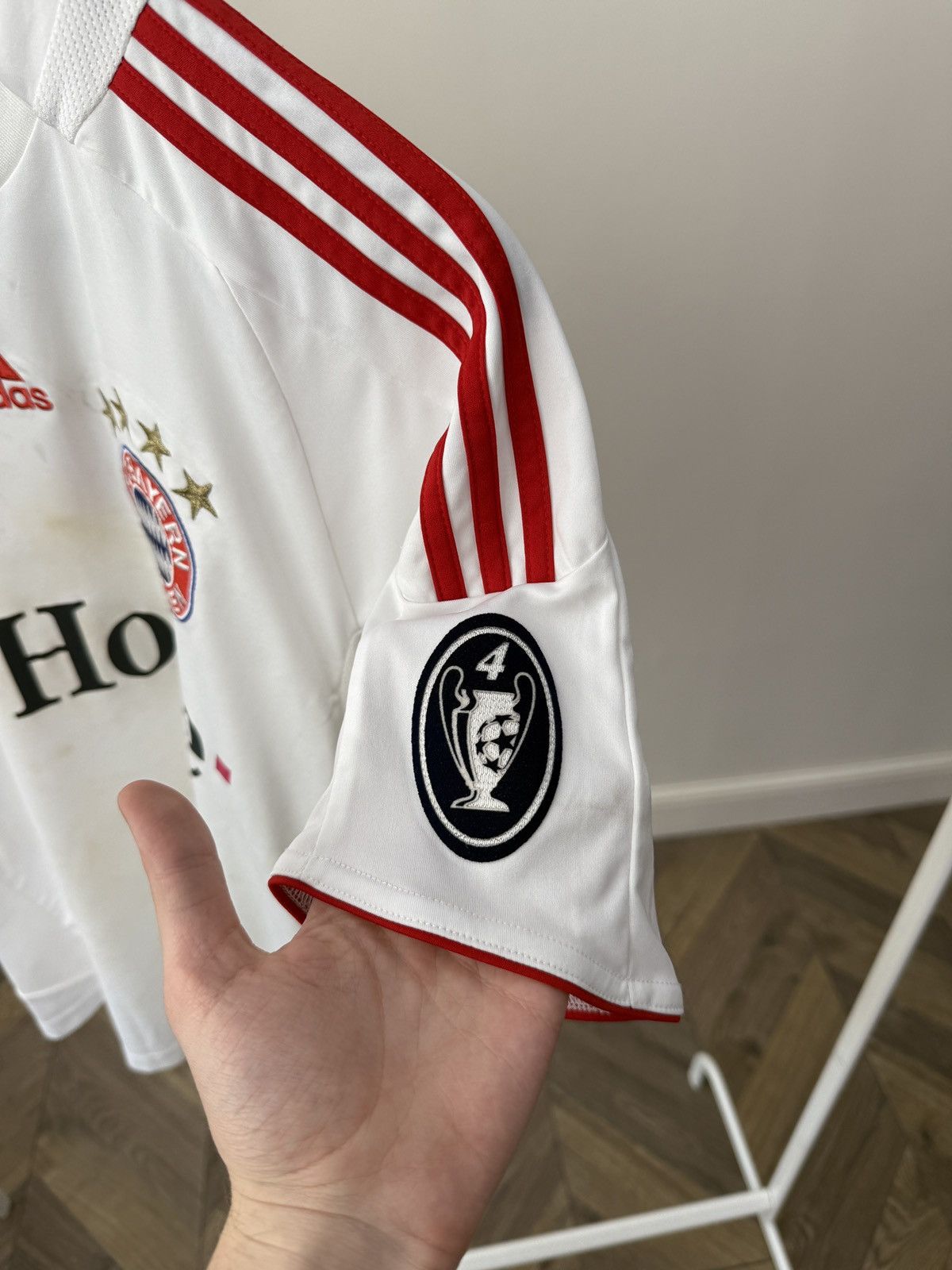 Adidas Vintage BAYERN MUNICH 2008 2009 FOOTBALL KIDS JERSEY ADIDAS Size US S / EU 44-46 / 1 - 6 Thumbnail