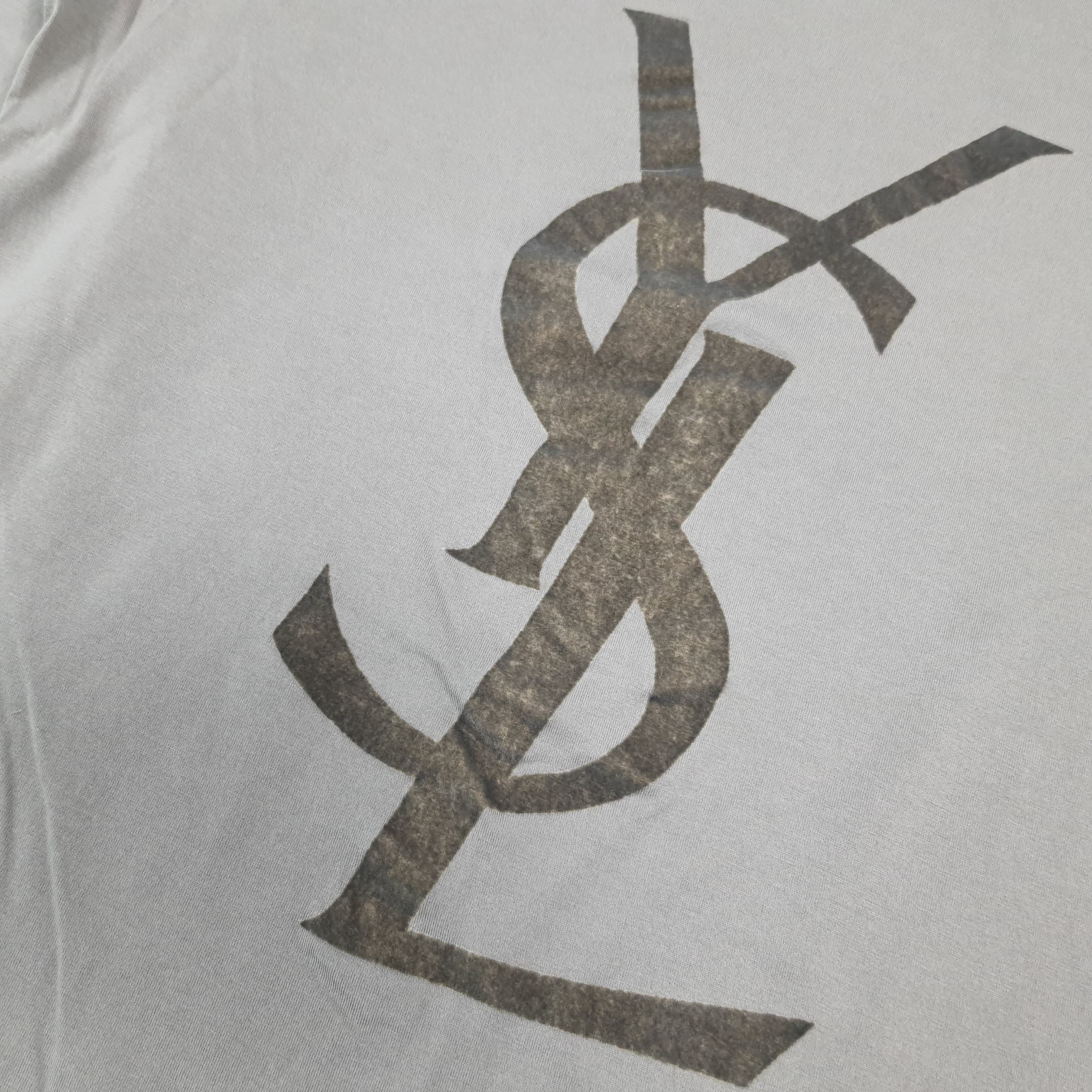 Yves Saint Laurent Vintage YSL Yves Saint Laurent Logo Tshirt C294N71 Size M / US 6-8 / IT 42-44 - 2 Thumbnail
