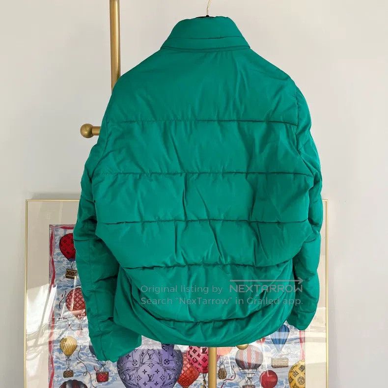 Balenciaga Balenciaga Green Logo Puffer Jacket Size M / US 6-8 / IT 42-44 - 4 Thumbnail