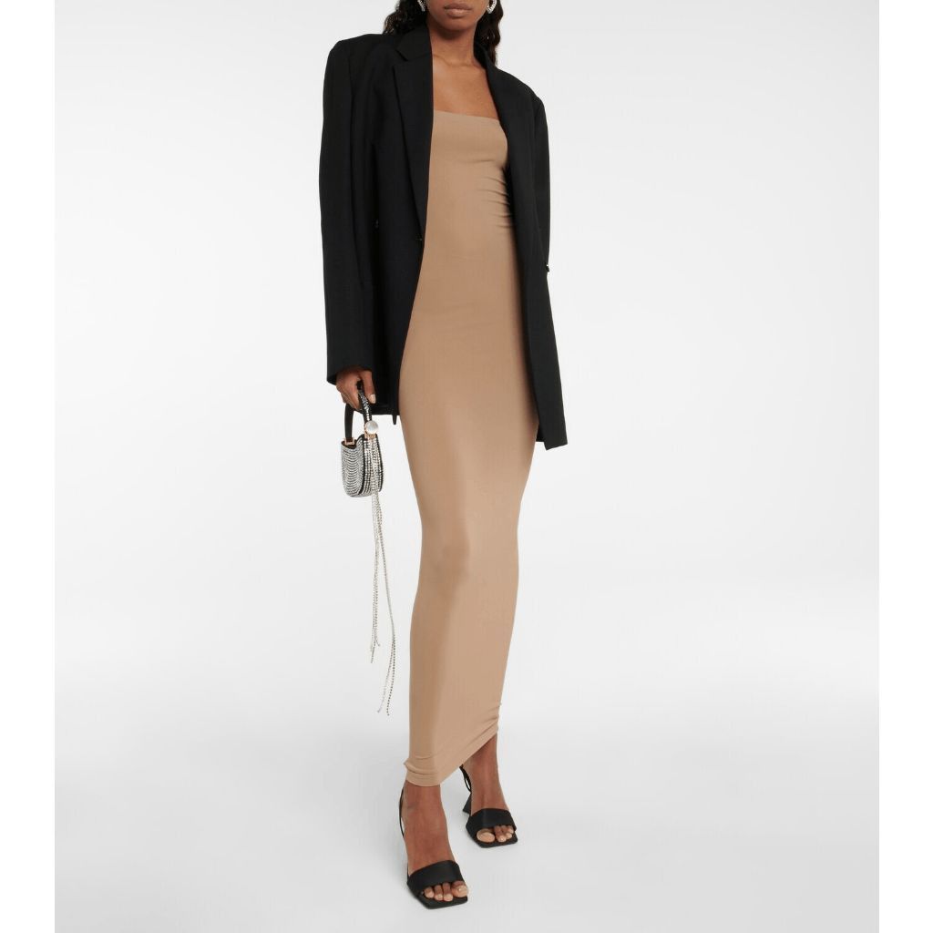 Wolford NWT Wolford Fatal Dress Latte L Neutral Nude Size L / US 10 / IT 46 - 4 Thumbnail