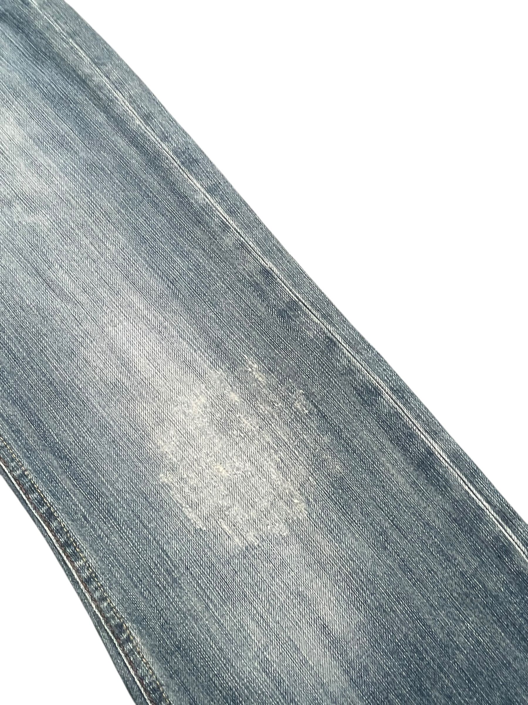 Japanese Brand Fap Flare Distresed Denim Size 32" / US 10 / IT 46 - 7 Thumbnail