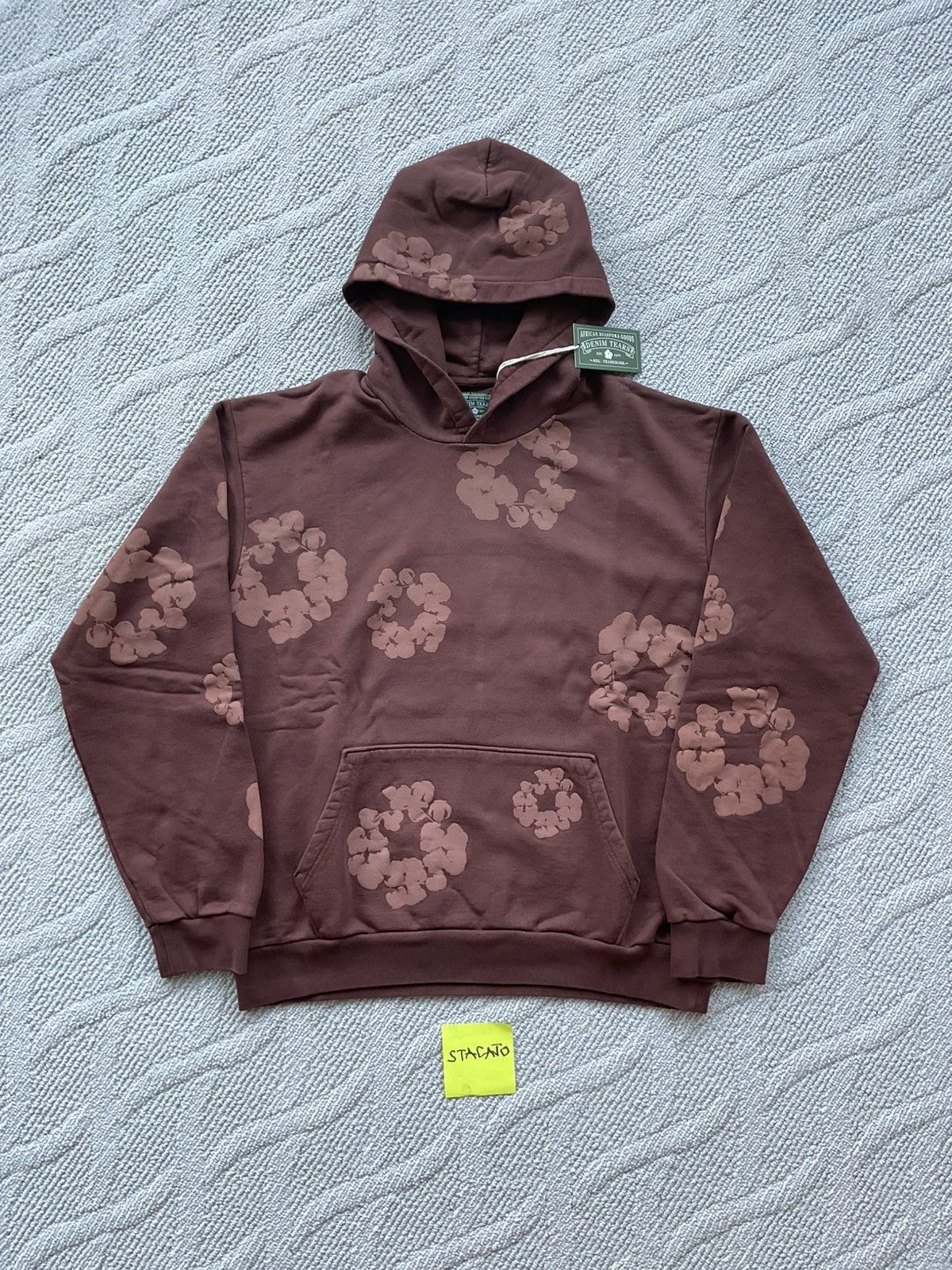 Denim Tears The Cotton Wreath Hoodie Black Monochrome – sneakrflow