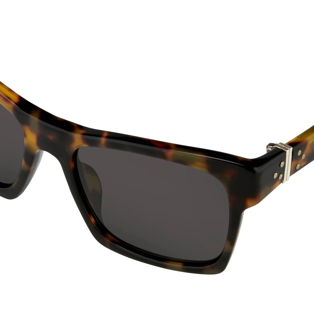 Ann Demeulemeester Ann Demeulemeester Sunglasses D-Frame Tortoise and Grey Size ONE SIZE - 13 Thumbnail