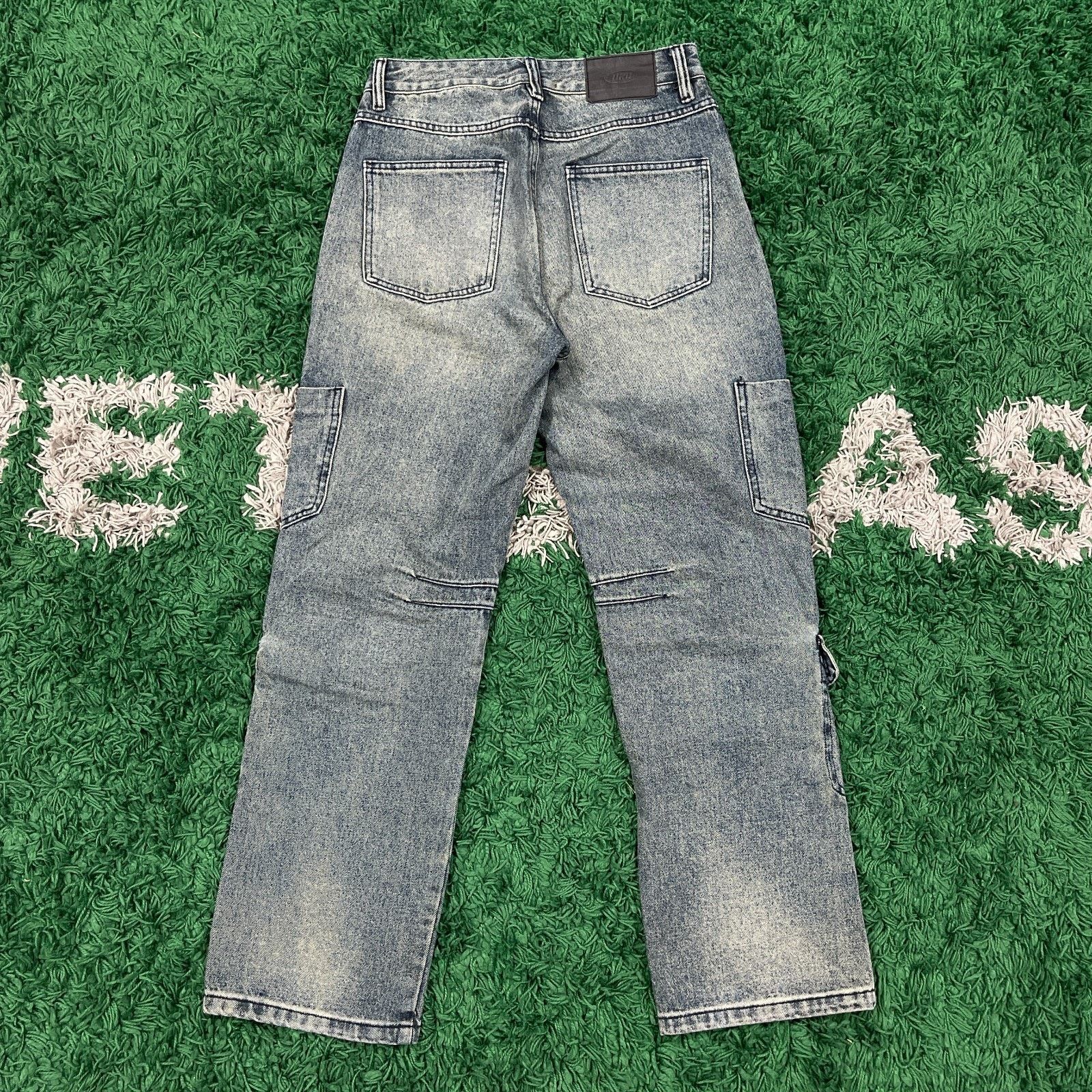 Tripp NYC × Vintage 11KN Brand Y2K Denim Cargo Utility Jeans Pants Punk Large Size 30" / US 8 / IT 44 - 7 Thumbnail