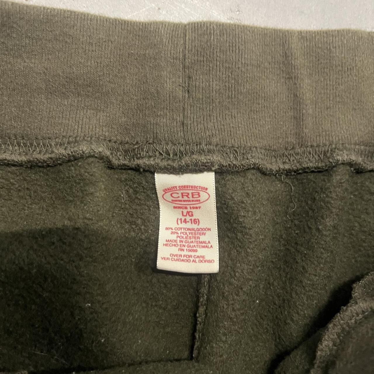 Japanese Brand × Vintage Crazy Vintage Y2K Green Wide Leg Sweatpants! Size US 30 / EU 46 - 8 Thumbnail
