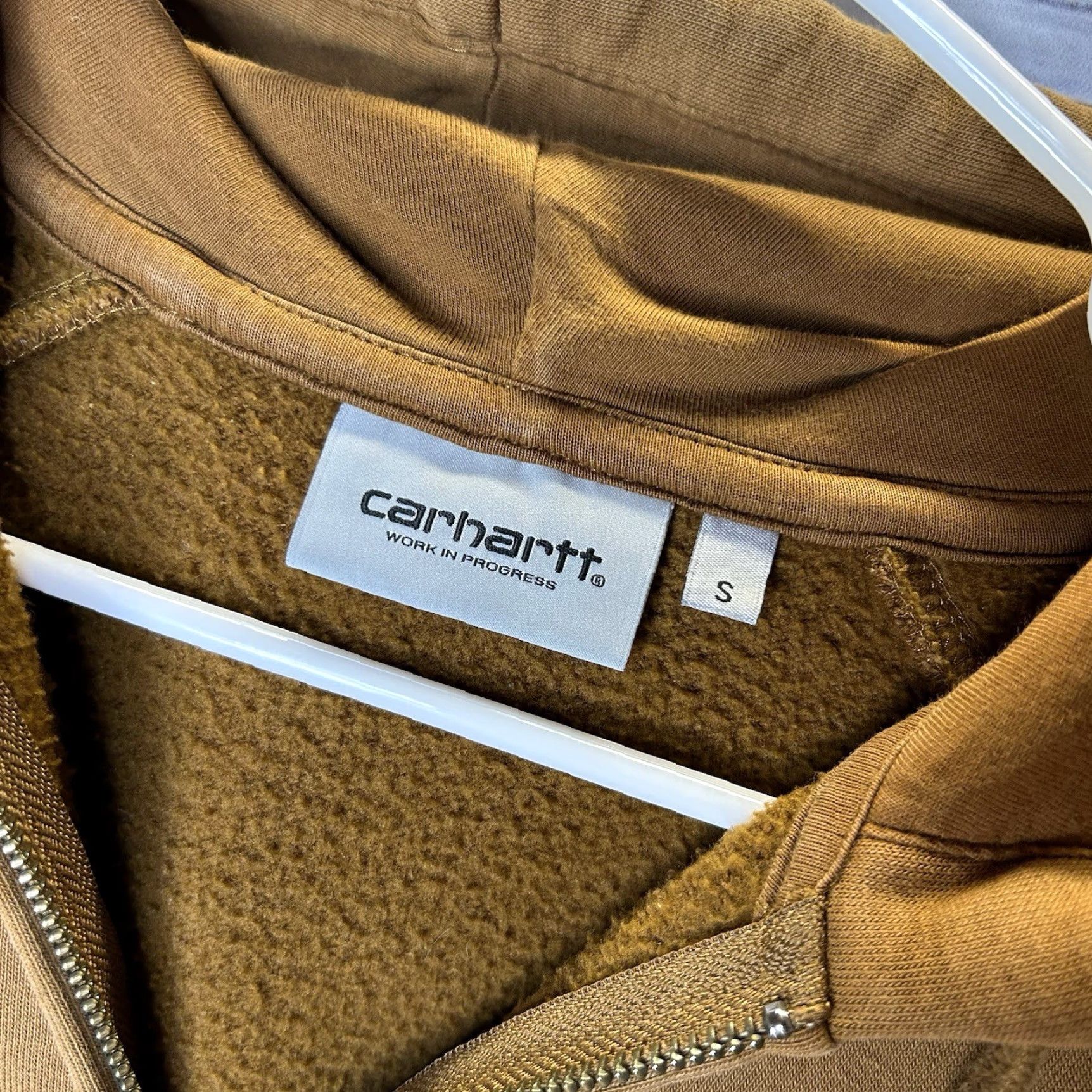 Carhartt Wip Vintage Carhartt WIP Hoodie Full Zip Chase Jacket Men’s Small Hoodie Brown Regular Size S Mens Size US S / EU 44-46 / 1 - 5 Thumbnail