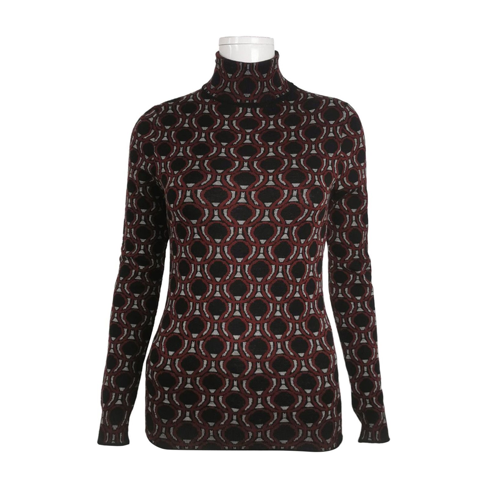 Prada Prada Geometric Pattern Turtleneck Size IT 36 Size XS / US 0-2 / IT 36-38 - 1 Thumbnail