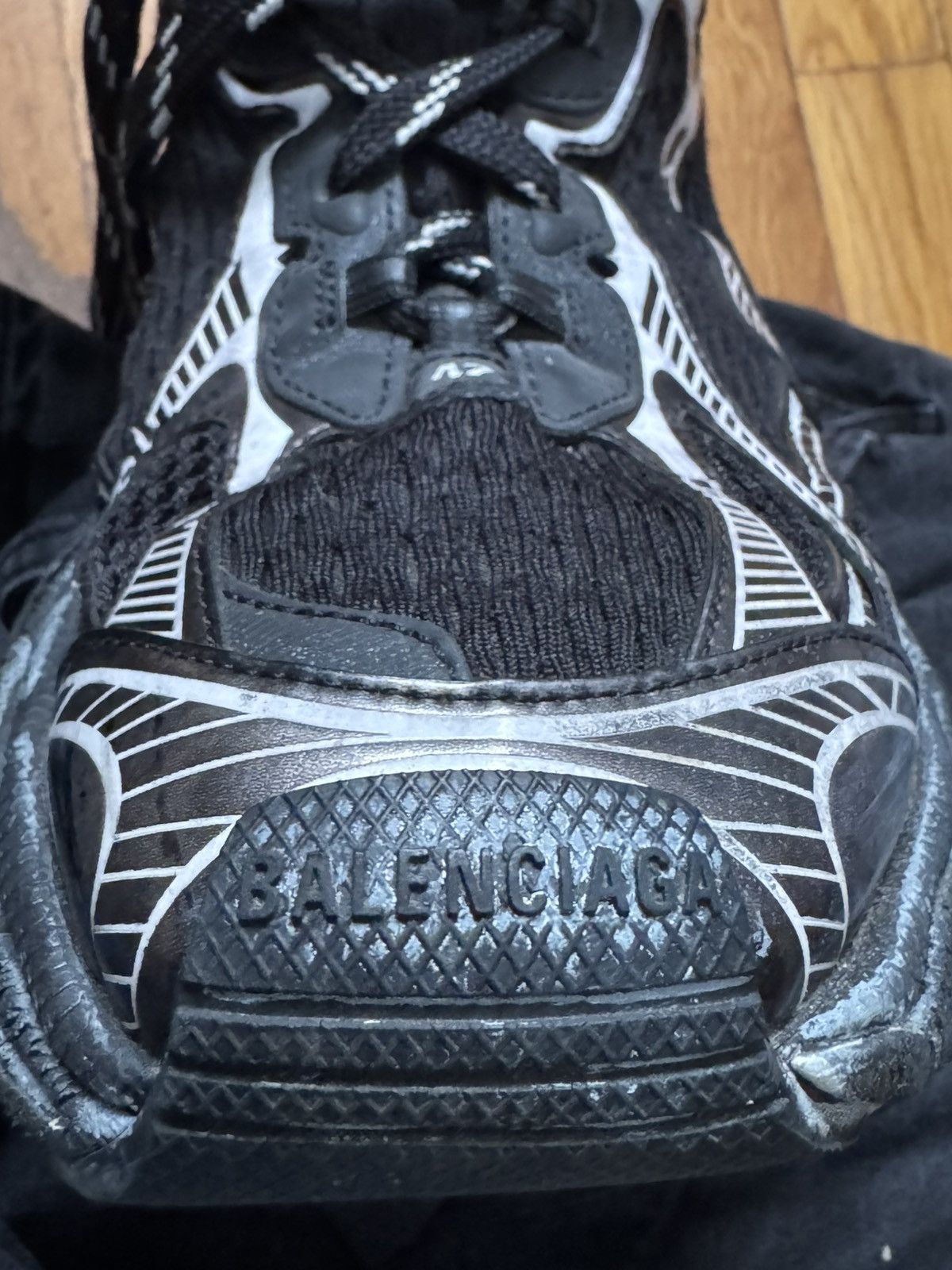Balenciaga MEN'S 3XL SNEAKER IN BLACK Size US 9 / EU 42 - 11 Thumbnail