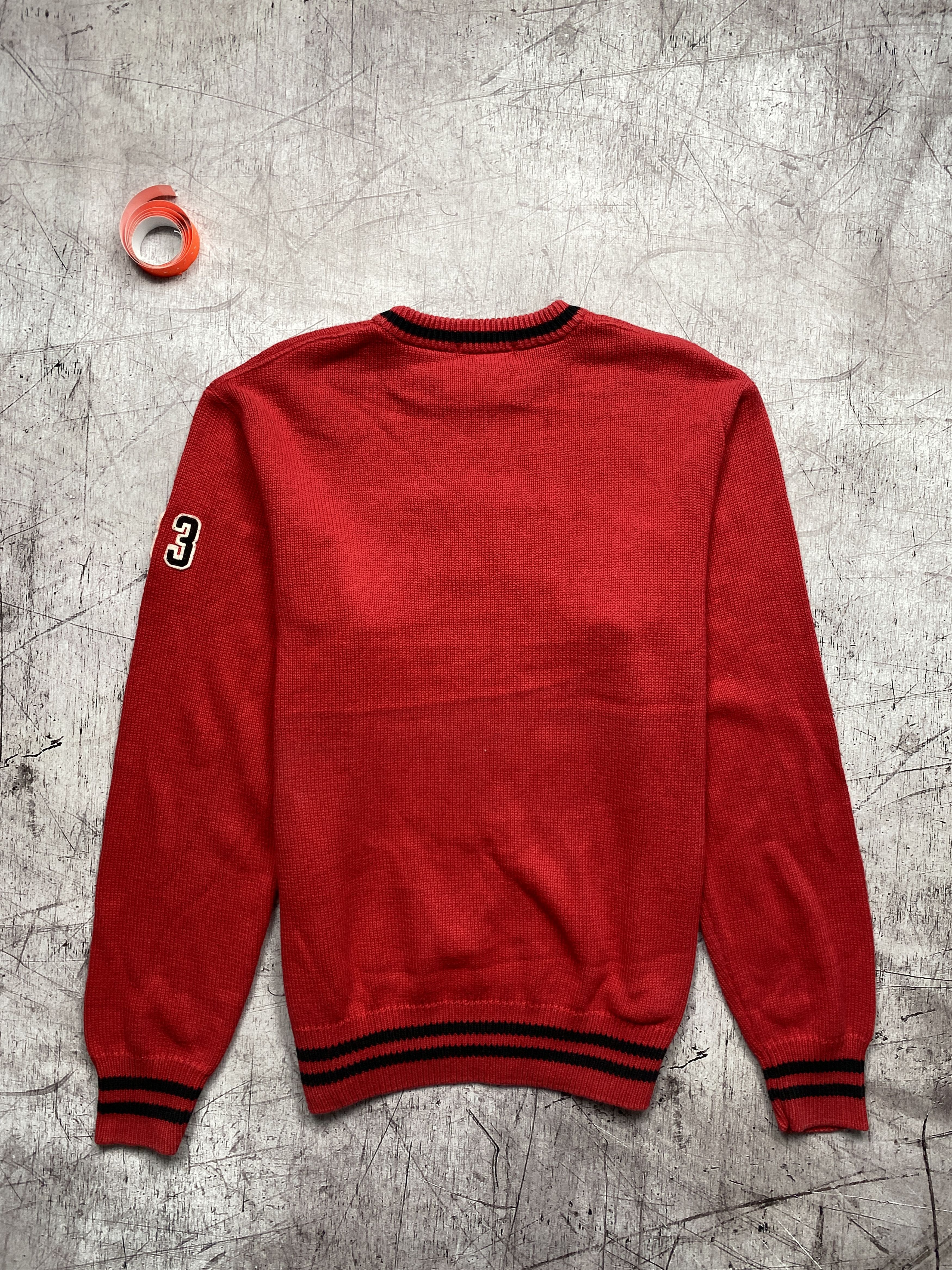 Nautica × Vintage Nautica Vintage Mens Big Logo Knit Sweater Size US M / EU 48-50 / 2 - 6 Thumbnail