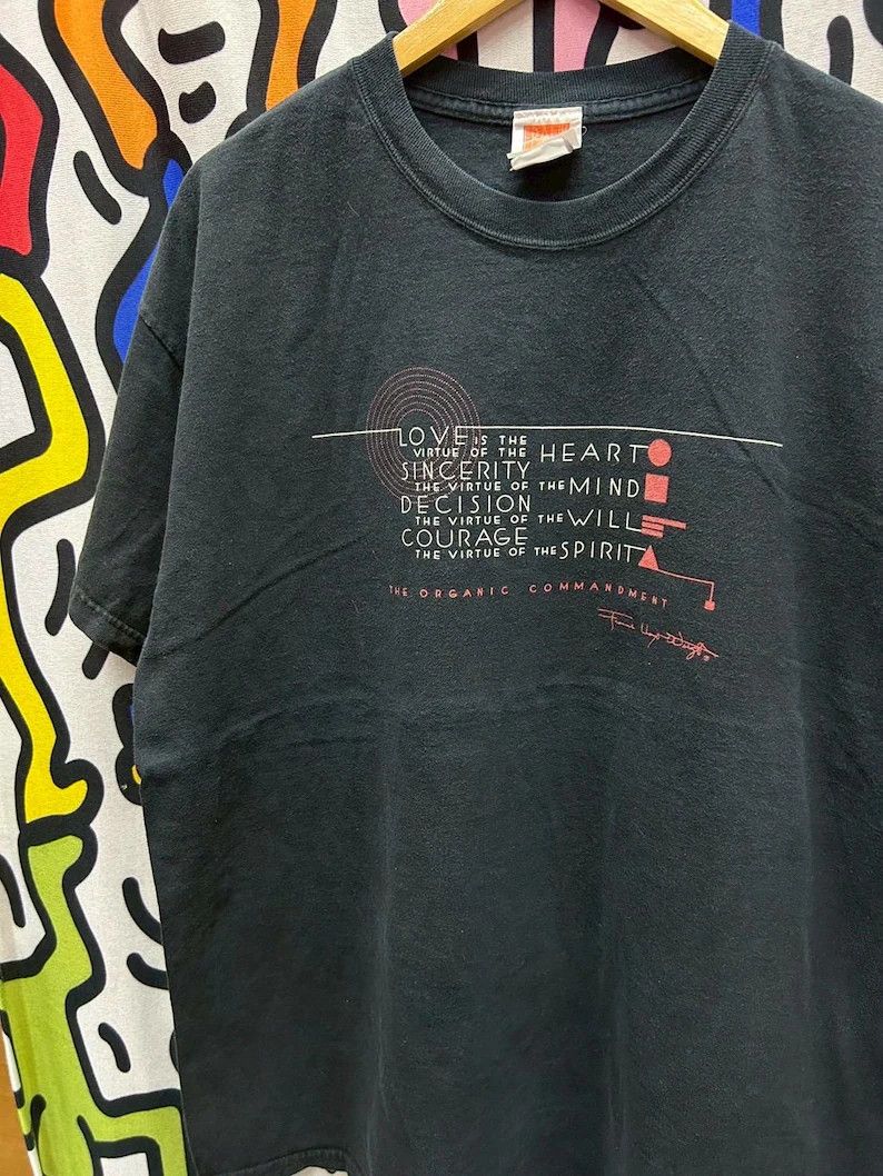 Vintage Vintage 2000s Frank Lloyd Wright Art tshirt size XL Size US XL / EU 56 / 4 - 1 Thumbnail