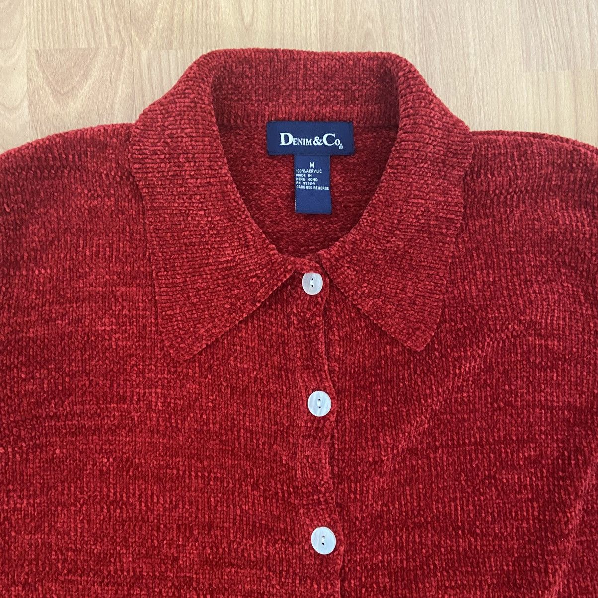 Denim & Co. Denim&Co. Red Cardigan Women’s Medium Size M / US 6-8 / IT 42-44 - 5 Thumbnail
