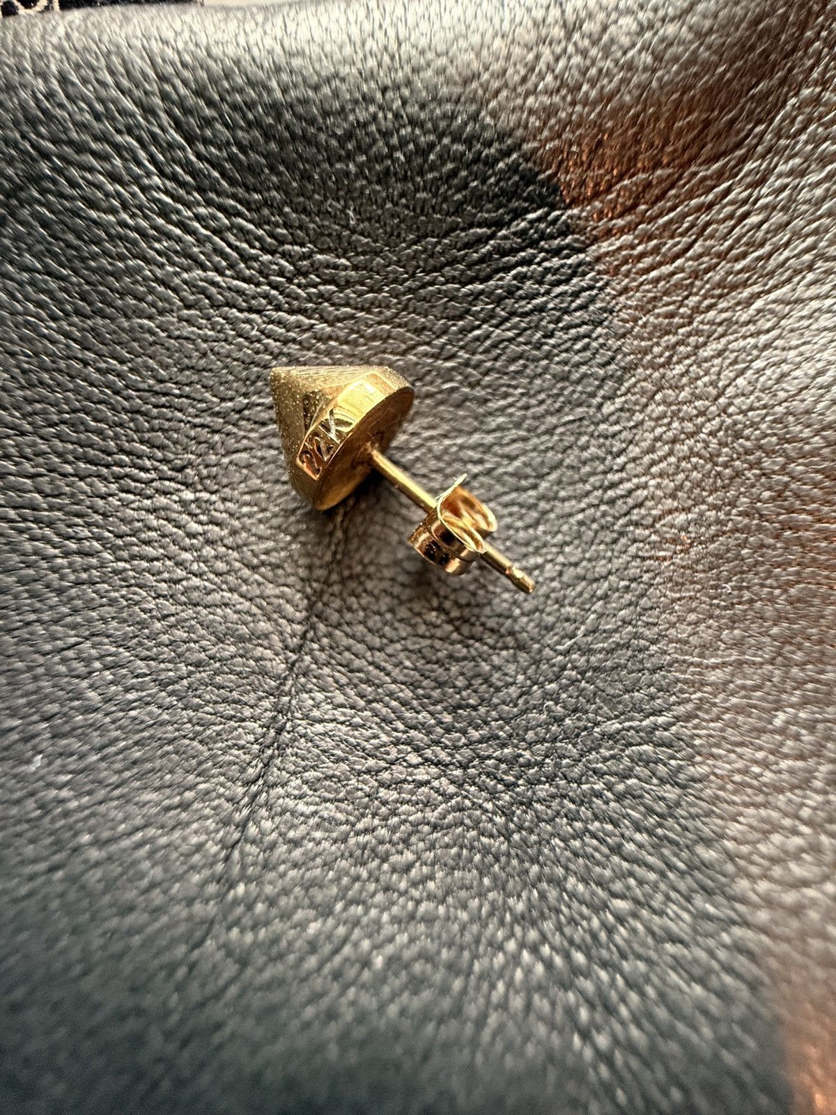 GOOD ART HLYWD Spike Stud Earring Solid 22k Gold Size ONE SIZE - 4 Thumbnail