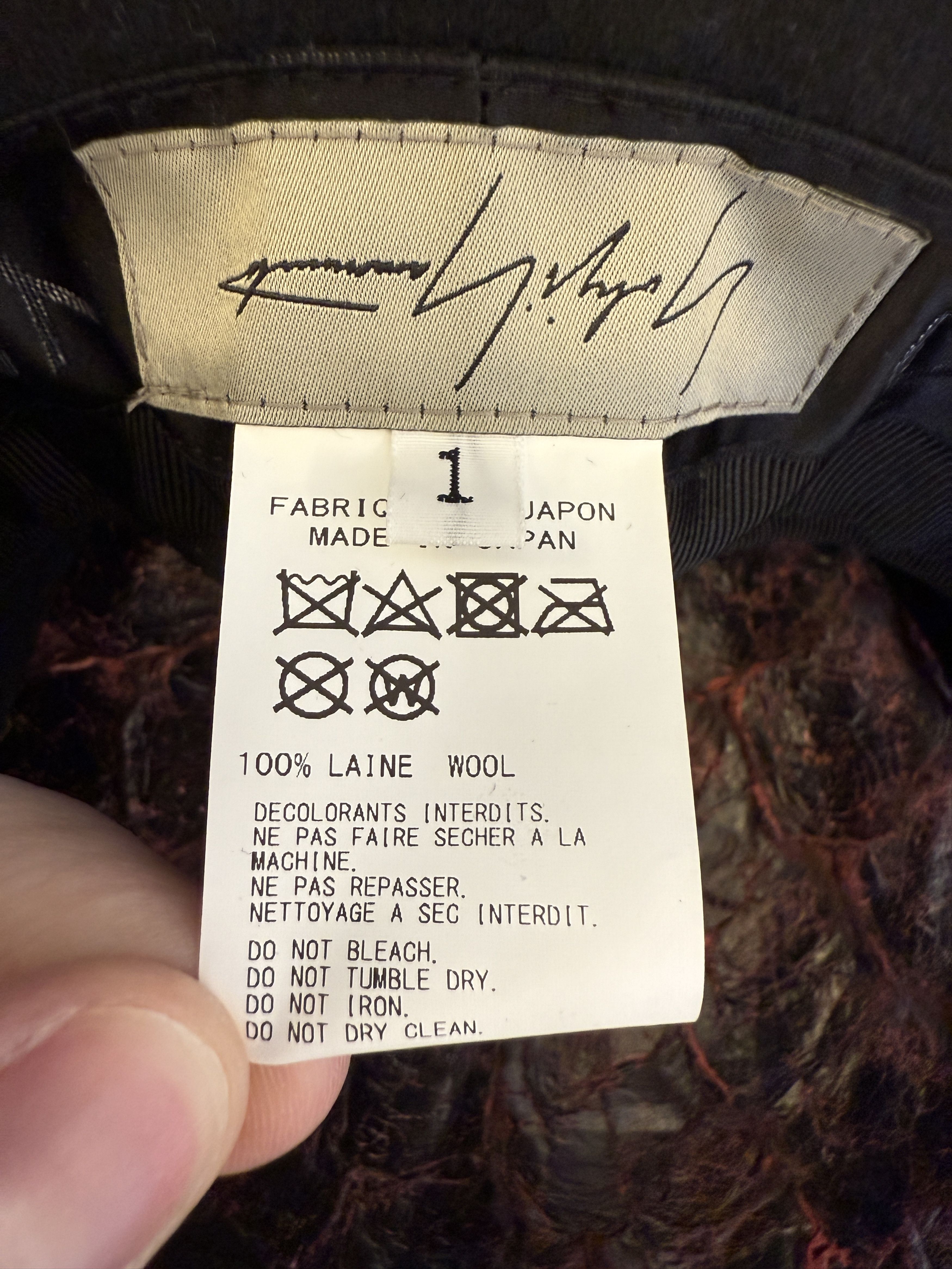 Yohji Yamamoto $740 Yohji Yamamoto Open Crown Hat Size ONE SIZE - 12 Thumbnail