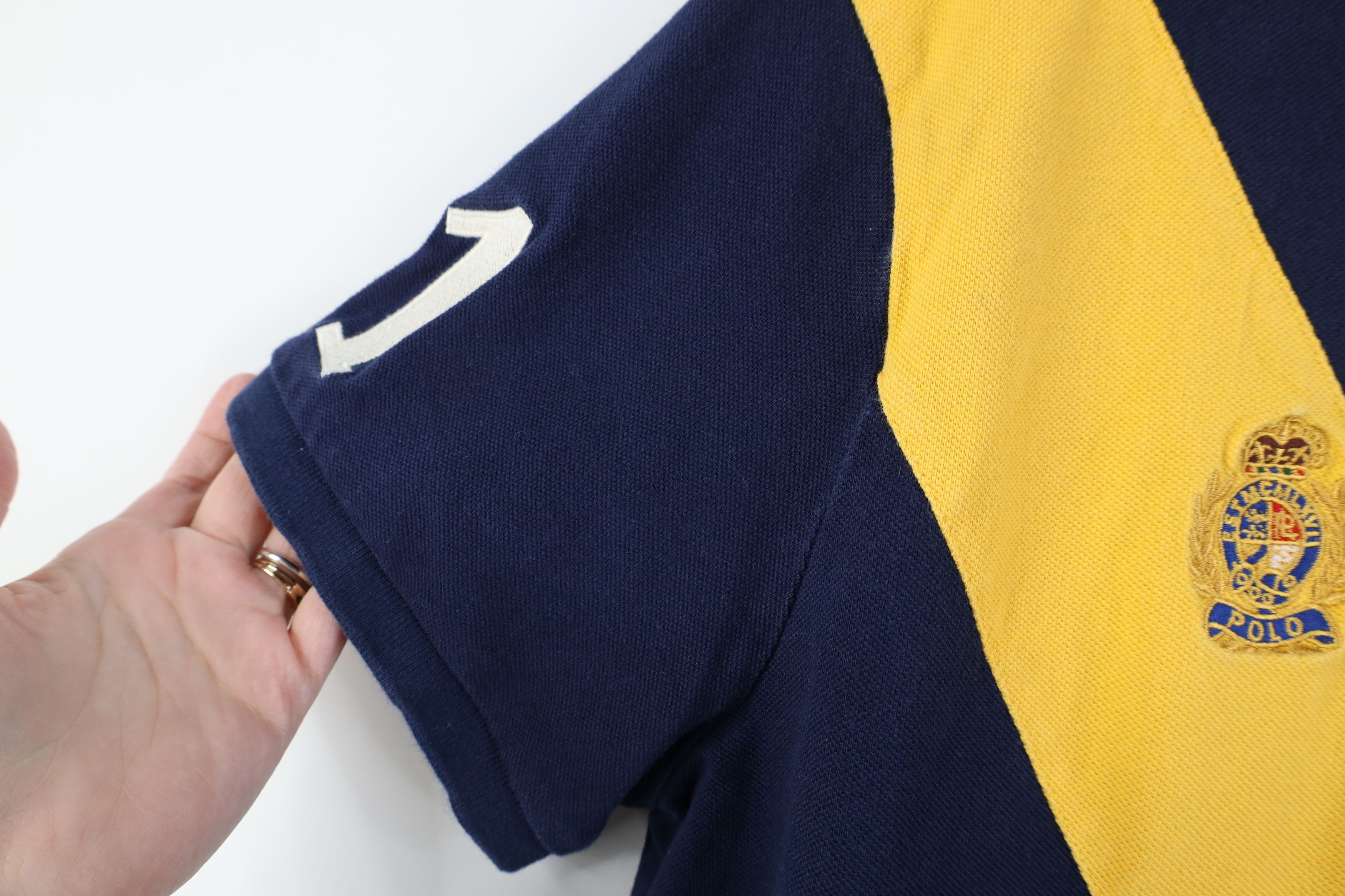 Ralph Lauren Vintage Y2K Ralph Lauren Fit Crest Big Pony Rugby Polo Shirt Size US L / EU 52-54 / 3 - 7 Thumbnail