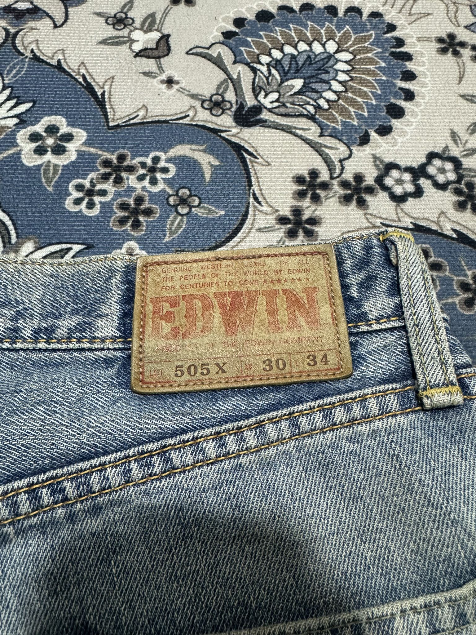 Beauty Beast × If Six Was Nine × Japanese Brand Vintage Edwin 501X Distressed Denim Selvadge Redline Jeans Size US 30 / EU 46 - 12 Thumbnail