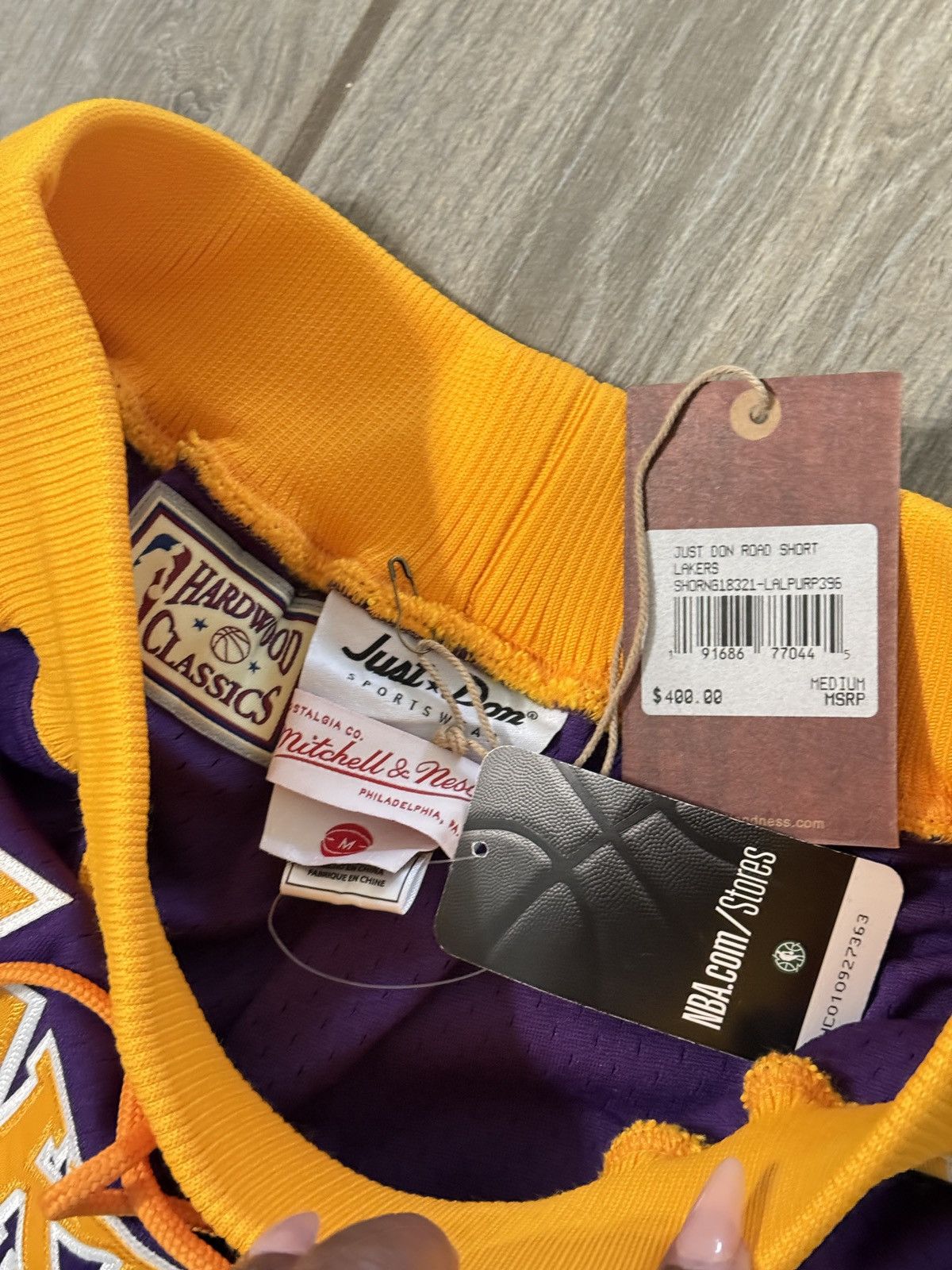 Just Don Just Don Lakers Shorts Size US 32 / EU 48 - 2 Thumbnail