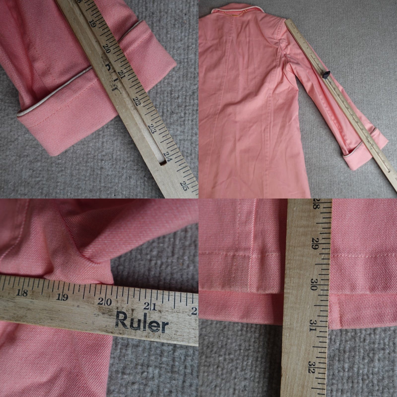 St. John St. John Jacket Womens Mid-Length Pink Salmon Trench Coat Jacket Long Sleeve Regular Dry Clean Only Size M / US 6-8 / IT 42-44 - 9 Thumbnail