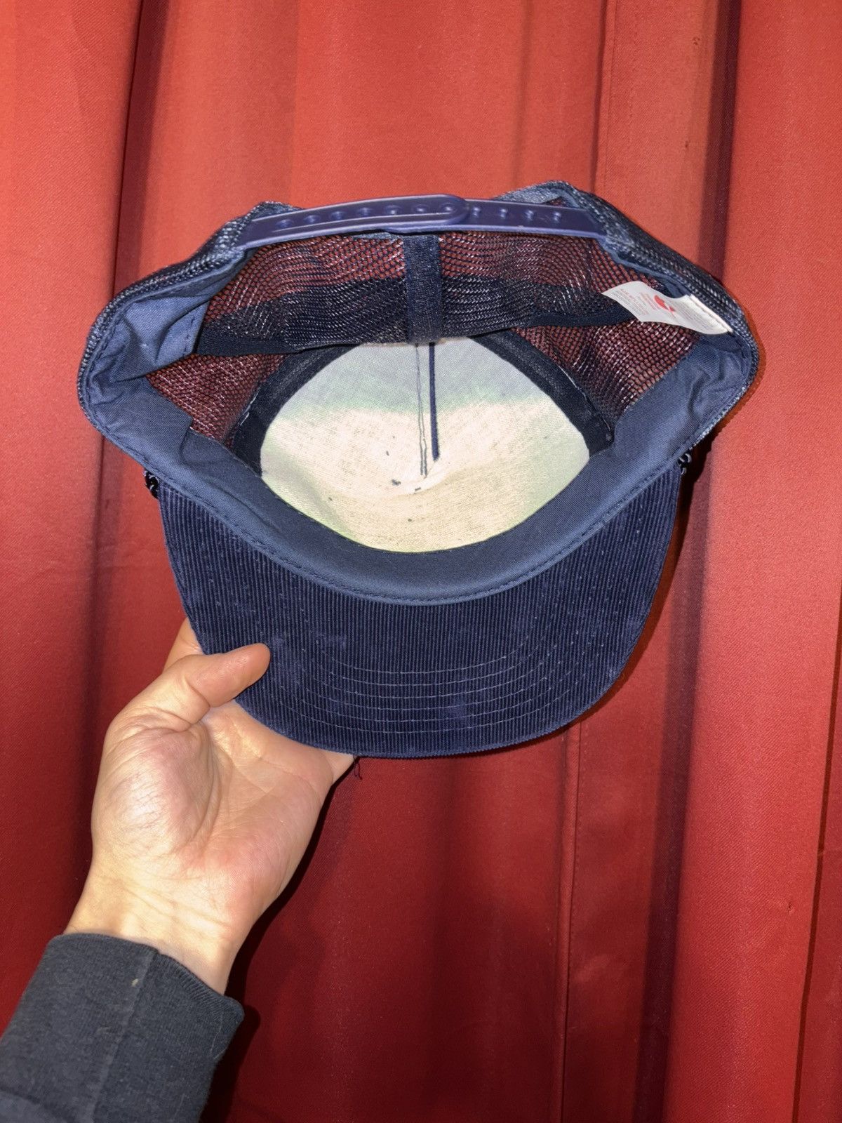 Vintage Vintage Navy Blue Corduroy Rope Hat Snapback Dad Har Grail Size ONE SIZE - 3 Thumbnail