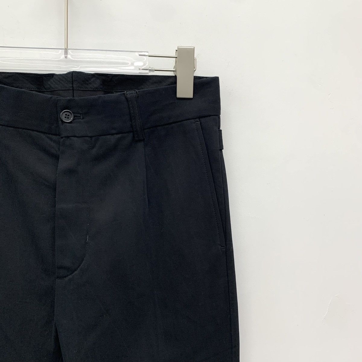 Dolce & Gabbana Dolce & Gabbana Black Cotton Casual Pants K26WX Size US 30 / EU 46 - 3 Thumbnail