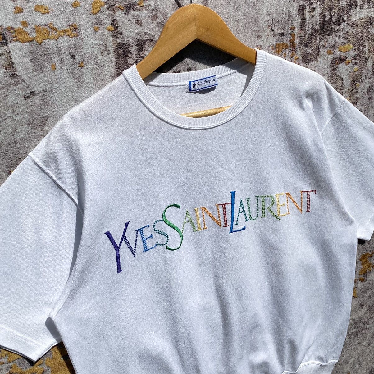 Yves Saint Laurent Vintage Yves Saint Laurent Sweatshirt Embroidery Spellout Size US S / EU 44-46 / 1 - 4 Thumbnail