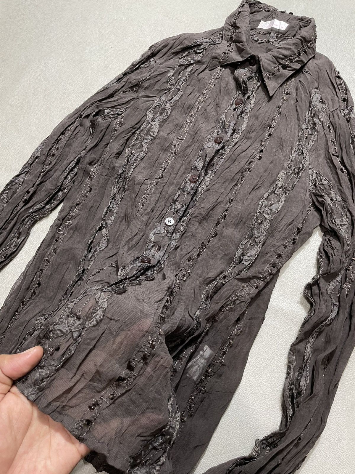 GOA Undefined Distressed Shirt Transprent style Size M / US 6-8 / IT 42-44 - 4 Thumbnail