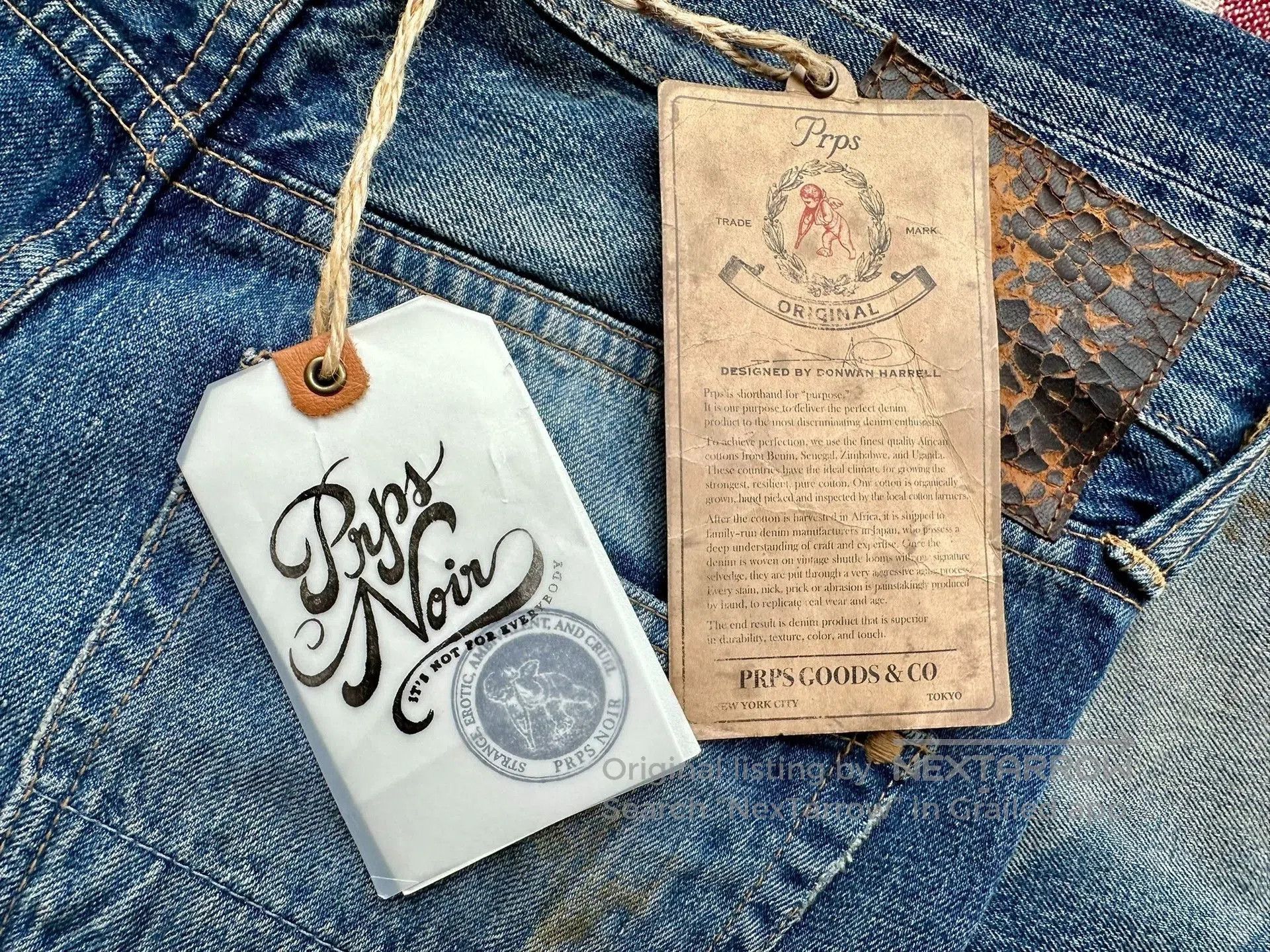 Prps Prps Noir Heavy Washed Distressed Jeans. Size US 32 / EU 48 - 6 Thumbnail