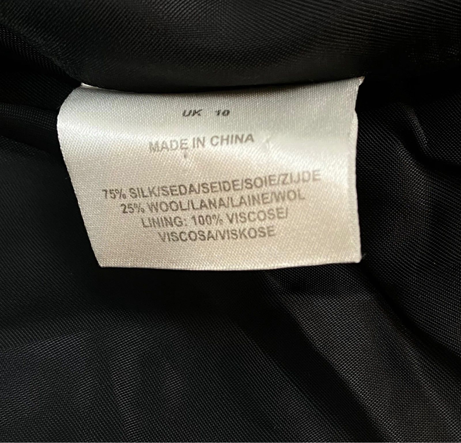 Jaeger Jaeger Geometric Pattern Blazer Silk Wool size UK10 Size M / US 6-8 / IT 42-44 - 9 Thumbnail