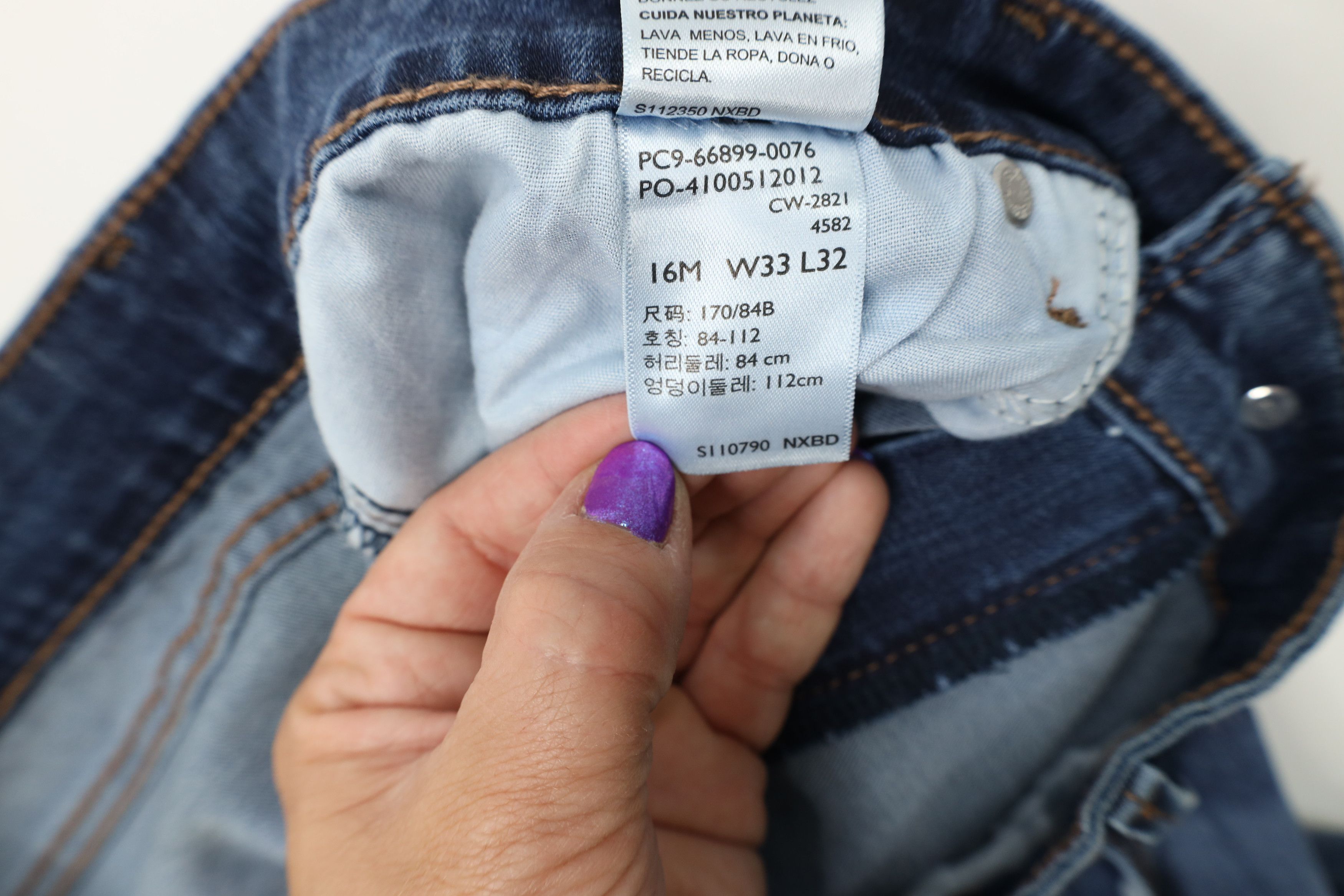 Levi's Vintage Y2K Levis Stretch Mid Rise Bootcut Denim Jeans Blue Size 38" / US 16 / IT 52 - 8 Thumbnail