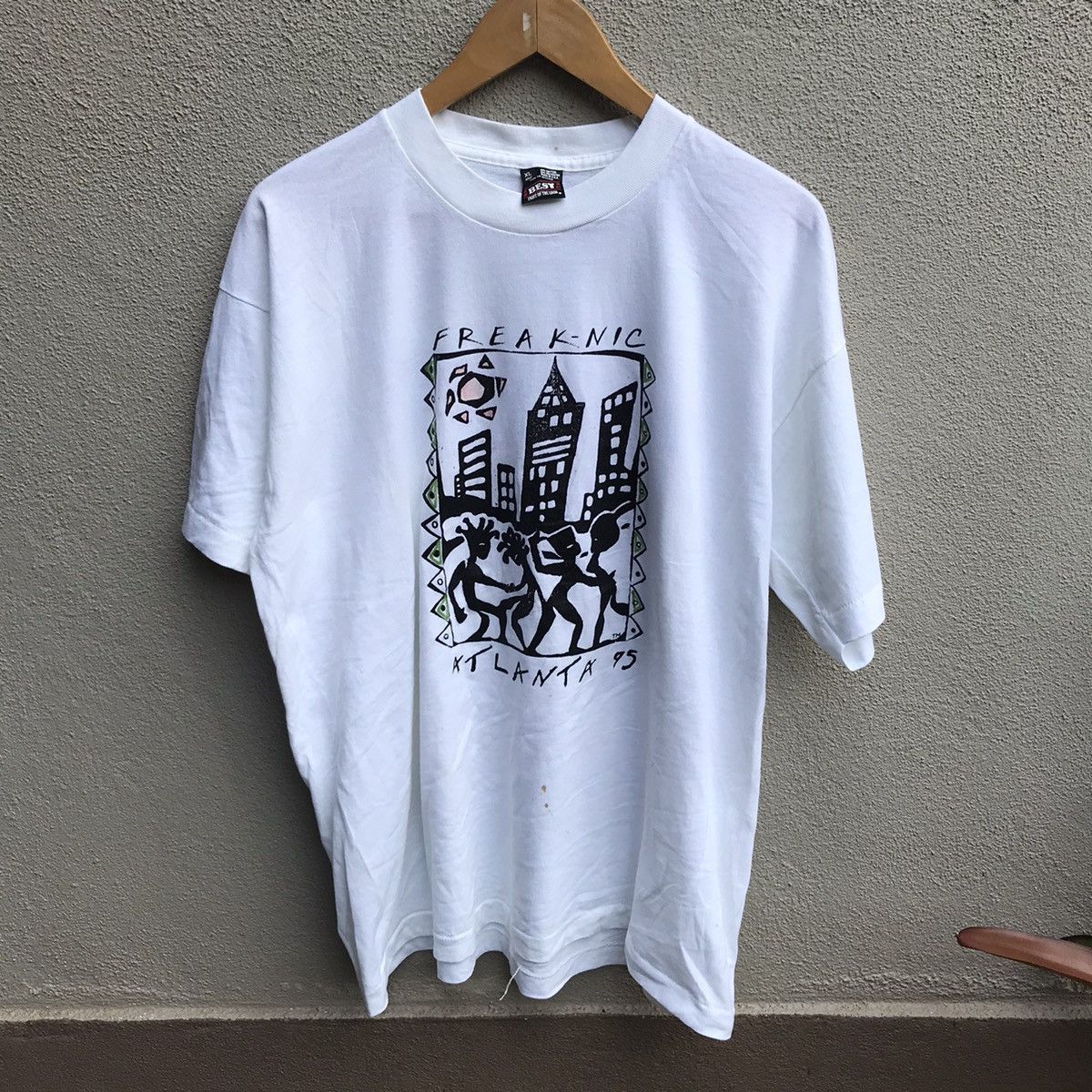 Rap Tees Vintage 90s FREAKNIC atlanta rap tee festival freaknik Size US XL / EU 56 / 4 - 1 Thumbnail