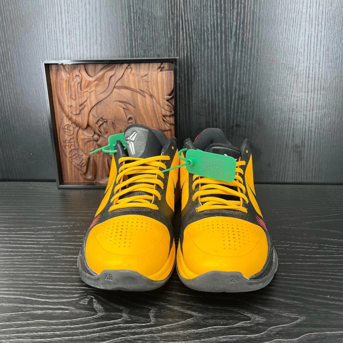 Nike ZK5 Bruce Lee Black/Yellow 43 Light Wear Boxed Size US 10 / EU 43 - 7 Thumbnail