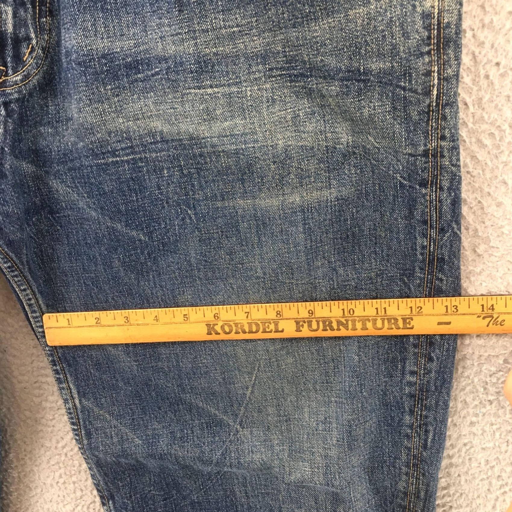 Nautica Nautica Straight Jeans Mens 40x32 Blue Denim High Rise Zip Fly Jeans Size US 40 / EU 56 - 6 Thumbnail