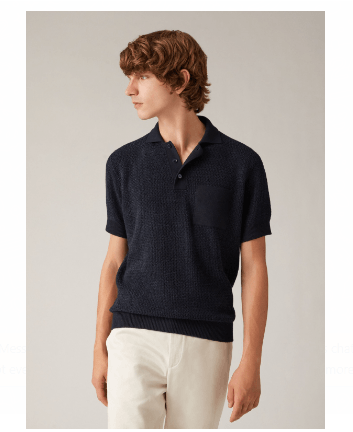 Loro Piana o1srvl11e0424 T-Shirt in Navy Blue Size US L / EU 52-54 / 3 - 1 Thumbnail