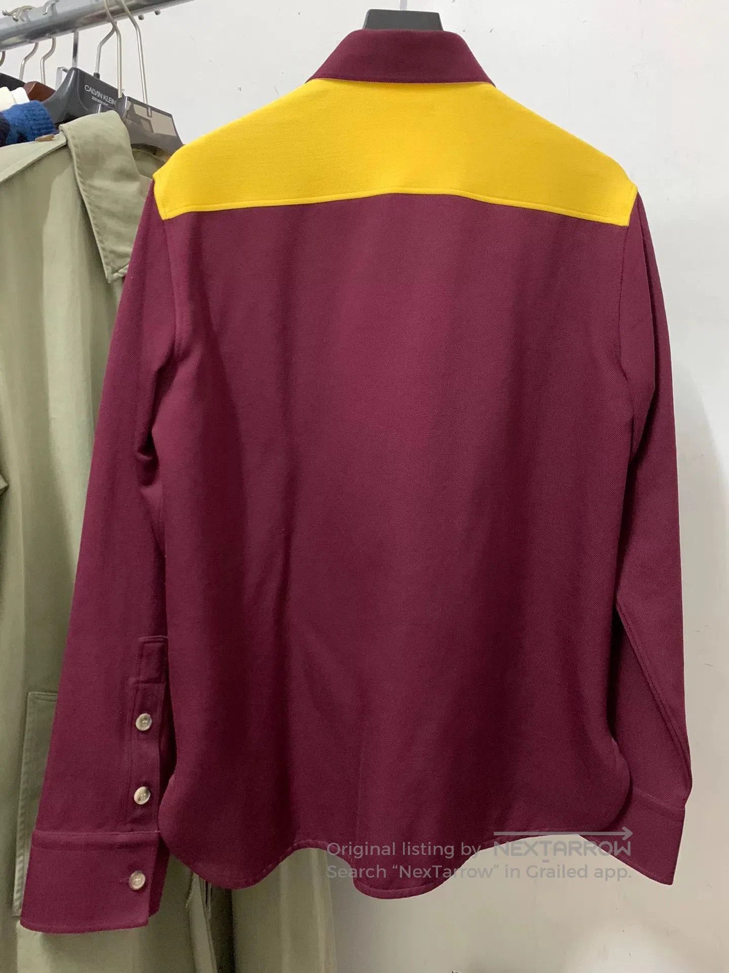 Calvin Klein 205W39NYC Calvin Klein Color Block Wool Shirt Jacket. Size US M / EU 48-50 / 2 - 3 Thumbnail