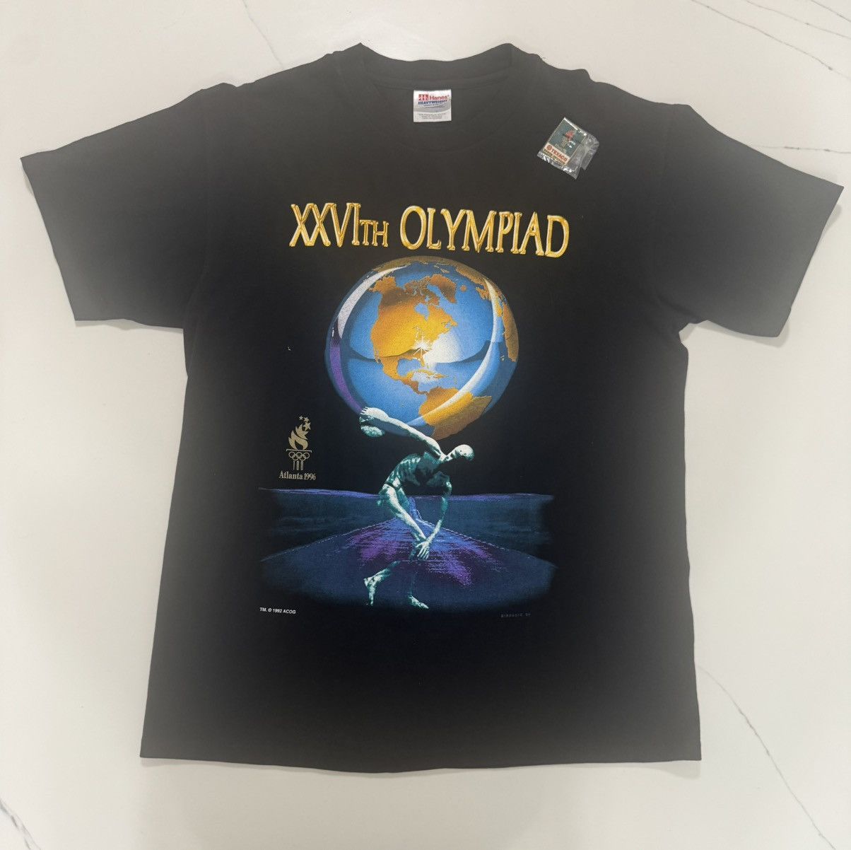 Hanes 🔥 Vintage 1996 Atlanta Olympics Graphic tee Size US M / EU 48-50 / 2 - 1 Thumbnail